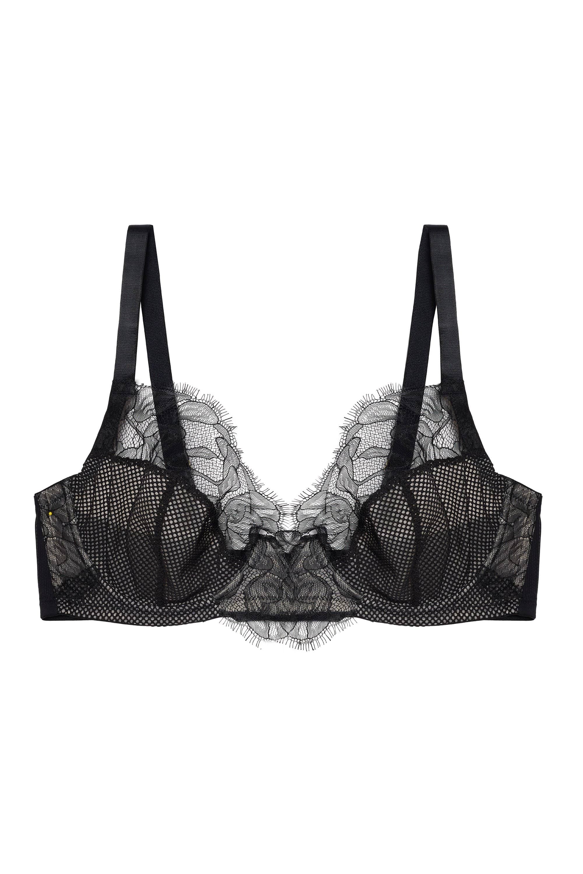 Khloe Black Floral Bra - Image 6