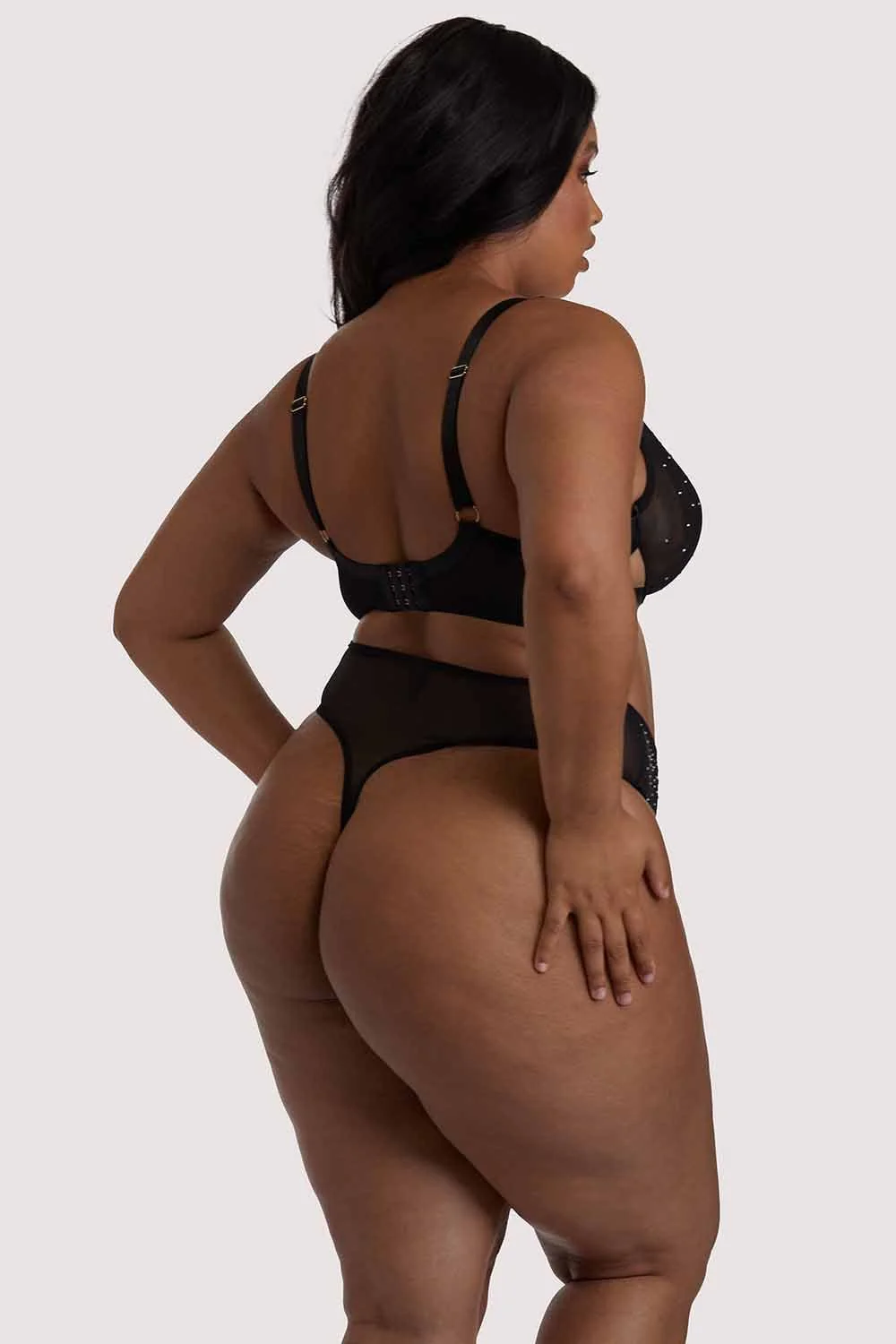 Lydia Black Diamante Bra - Image 4