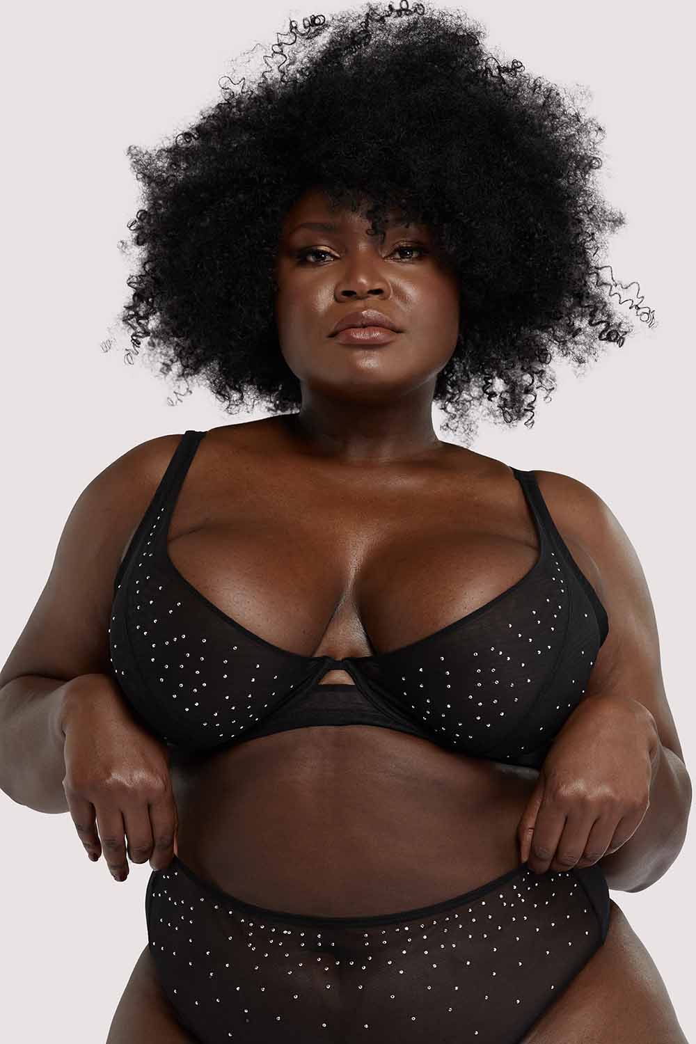 Lydia Black Diamante Bra - Image 6