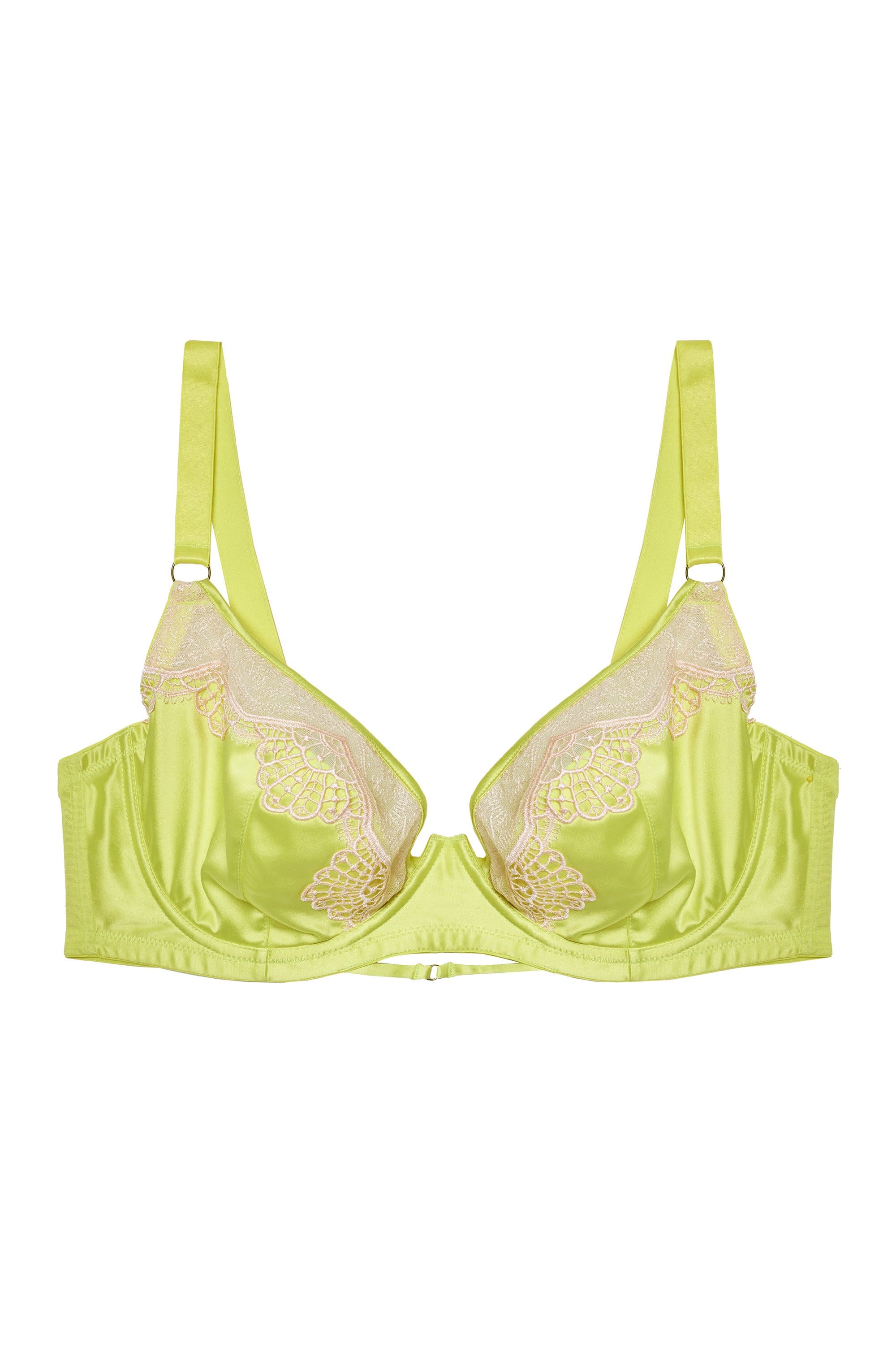 Vivi Chartreuse Plunge Bra - Image 5