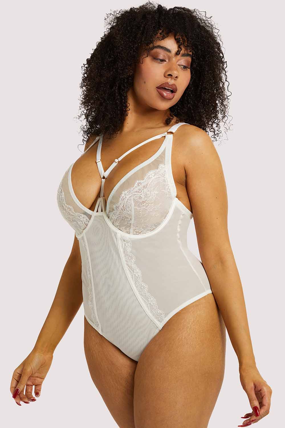 White Leslie Bodysuit - Image 2