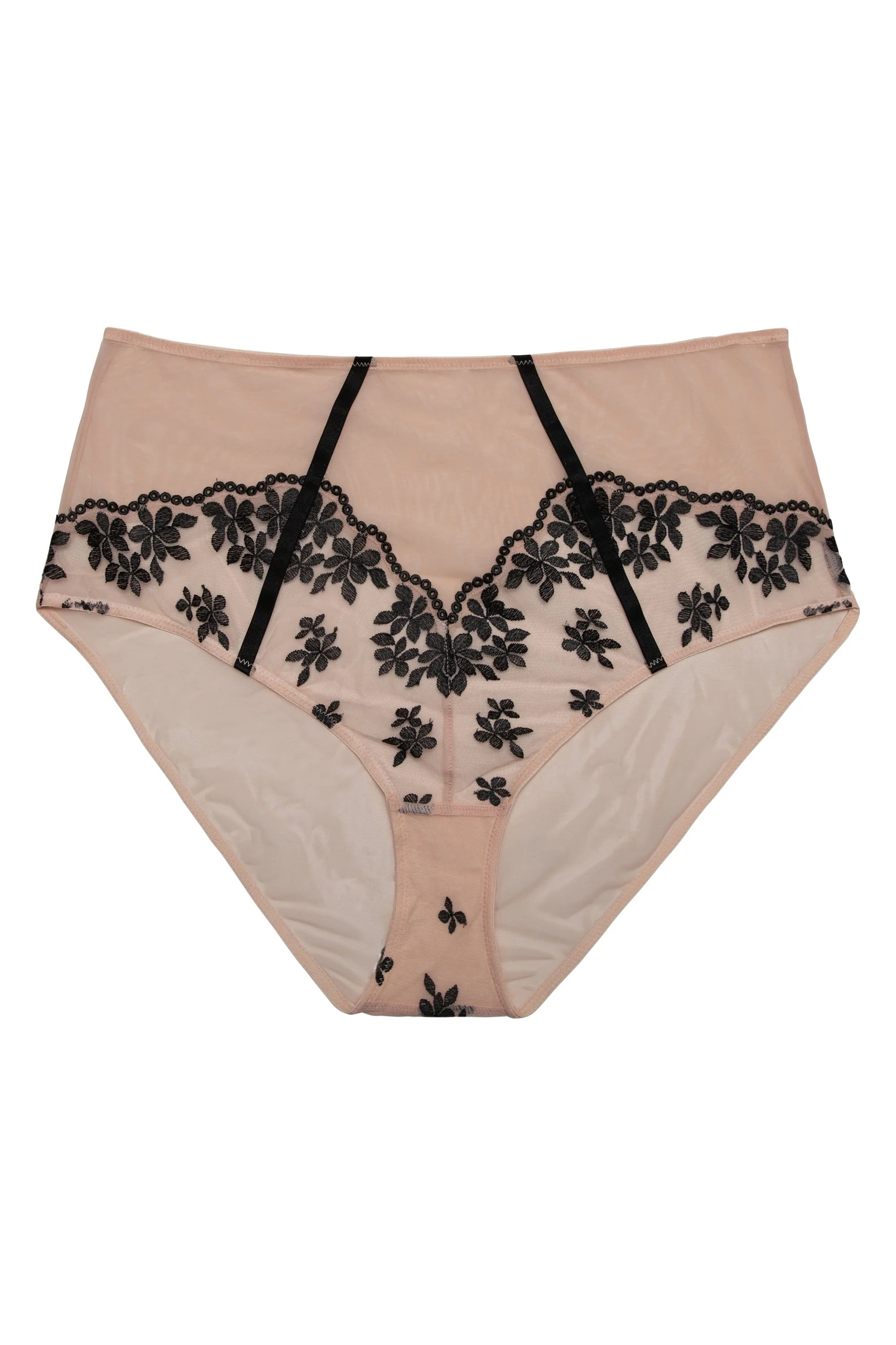 Evie Black & Peach Brief - Image 4