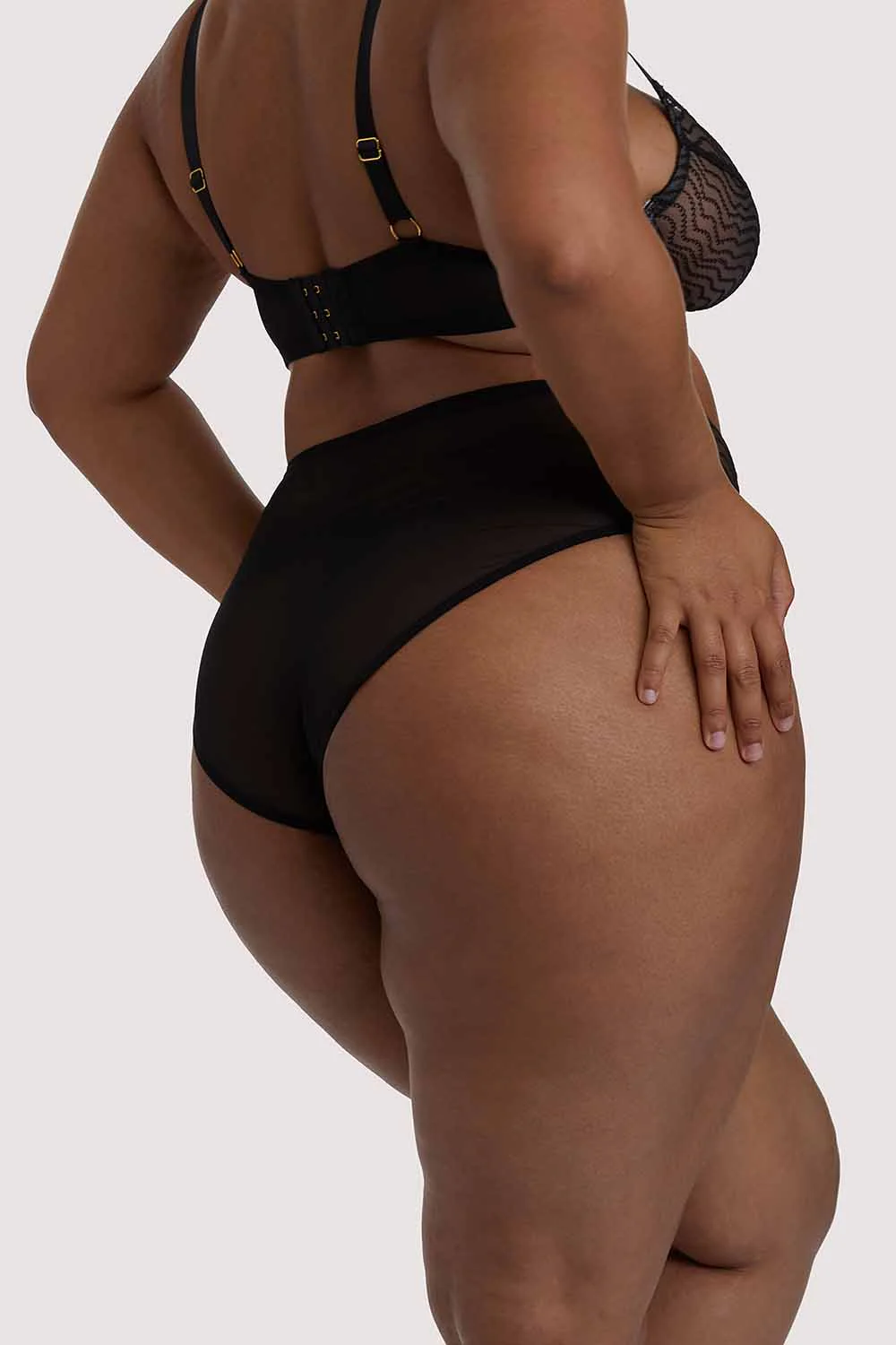 Brianna Black Mesh Highwaist - Image 2