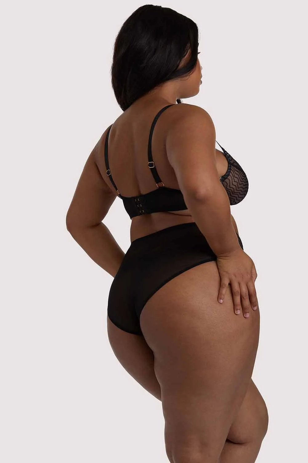 Brianna Black Mesh Highwaist - Image 4