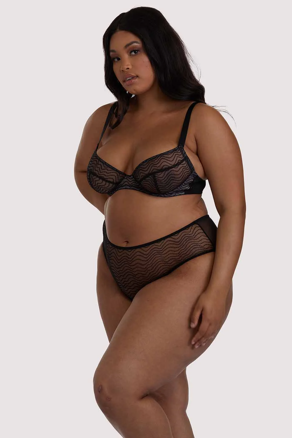 Brianna Black Mesh Highwaist - Image 5