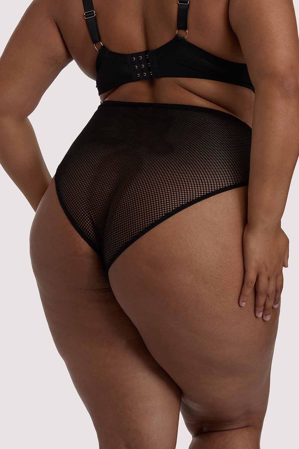 Khloe Black Floral Highwaist Brief - Image 3