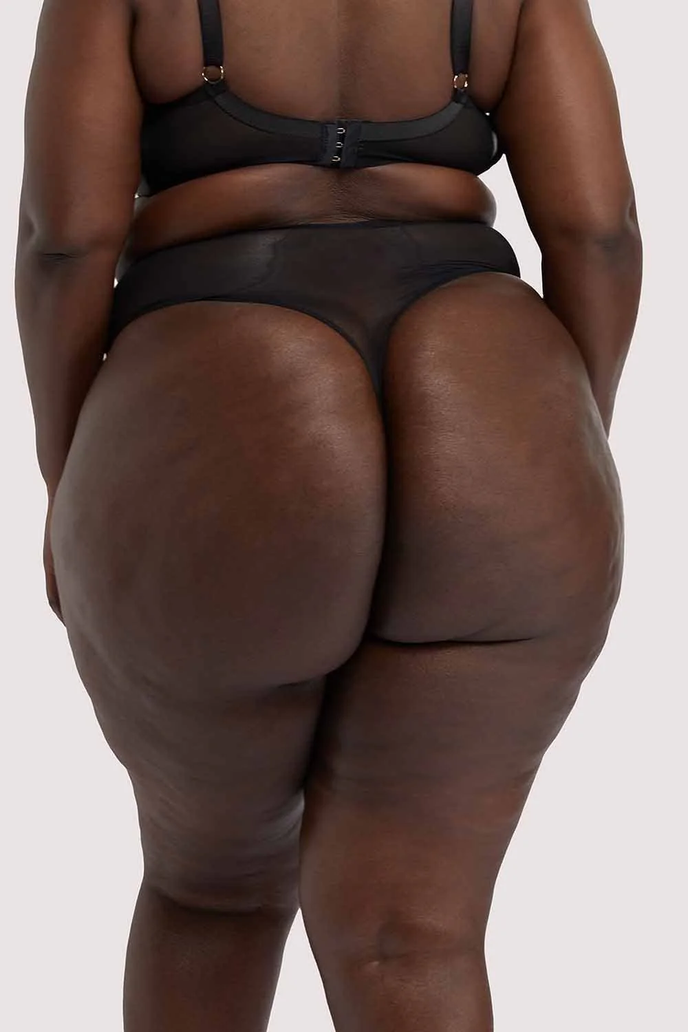 Lydia Black Diamante Highwaist Thong - Image 5