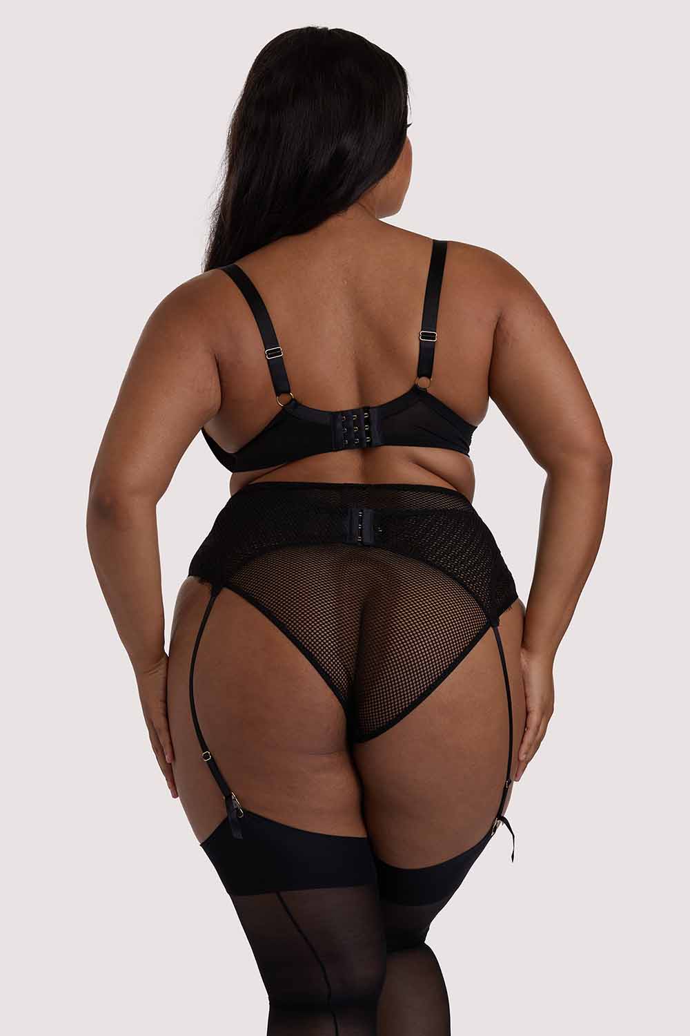 Khloe Black Floral Suspender - Image 5
