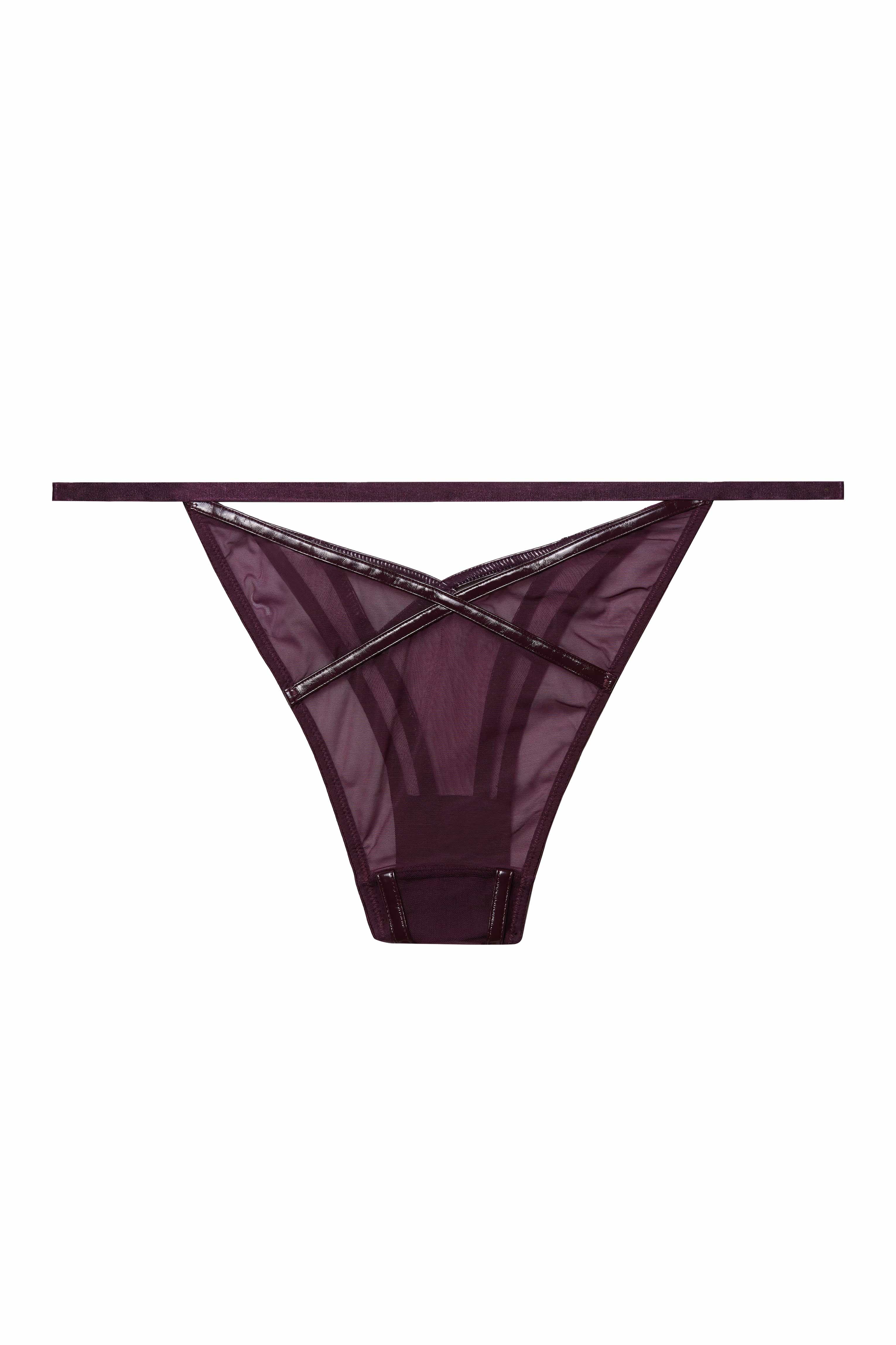 Kelly Wine PVC Brief - Image 6