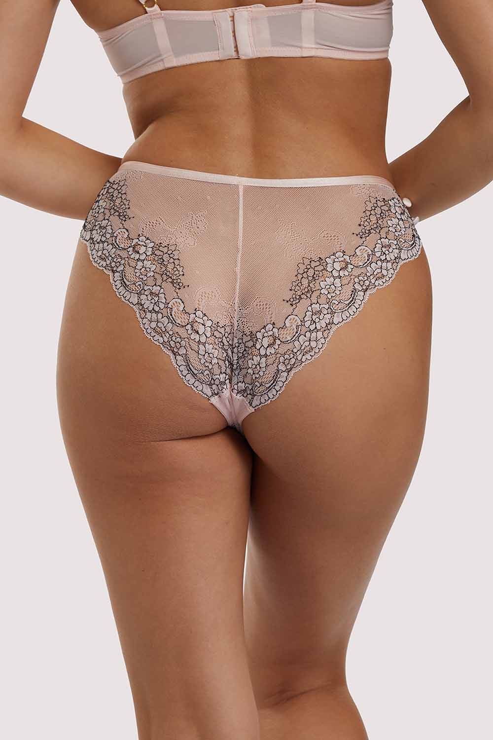 Jenny Graphic Lace Blush Brief - Image 3