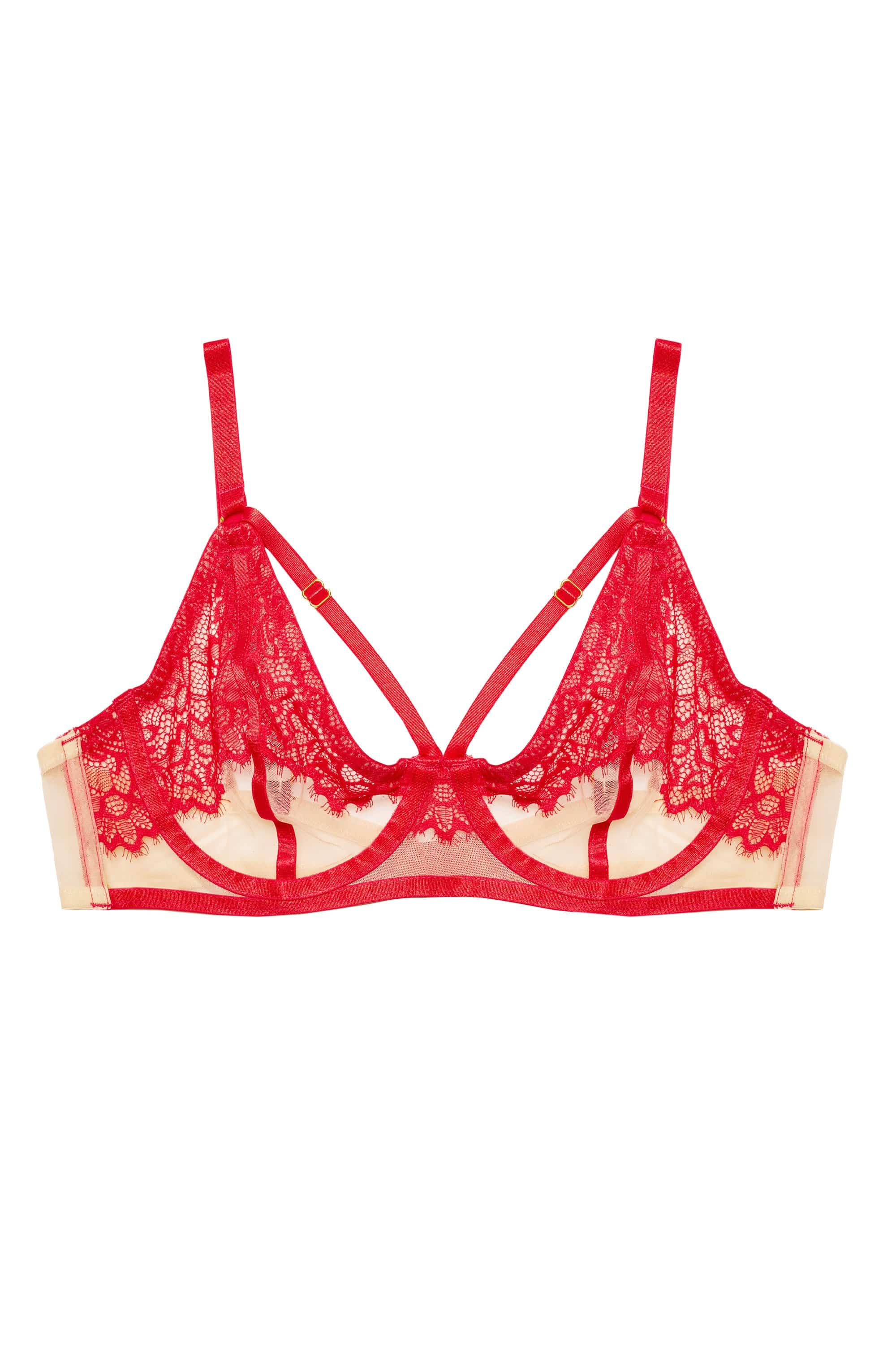 Mya Red Lace bra - Image 14