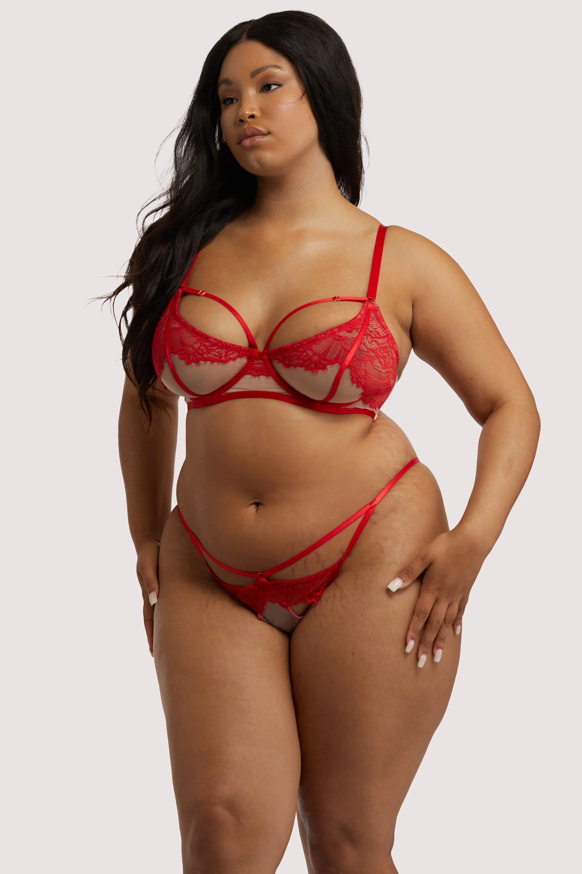 Mya Red Lace bra - Image 3
