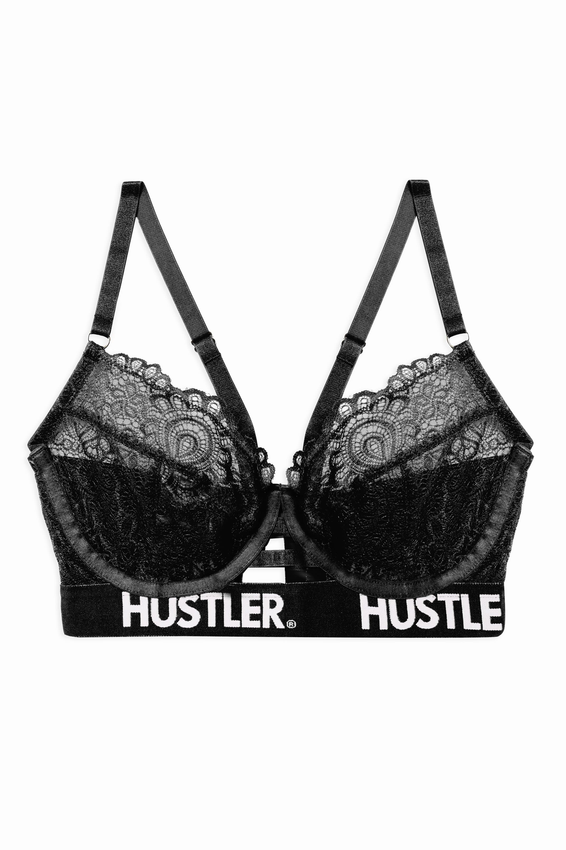 Branded Black Lace Bra - Image 7