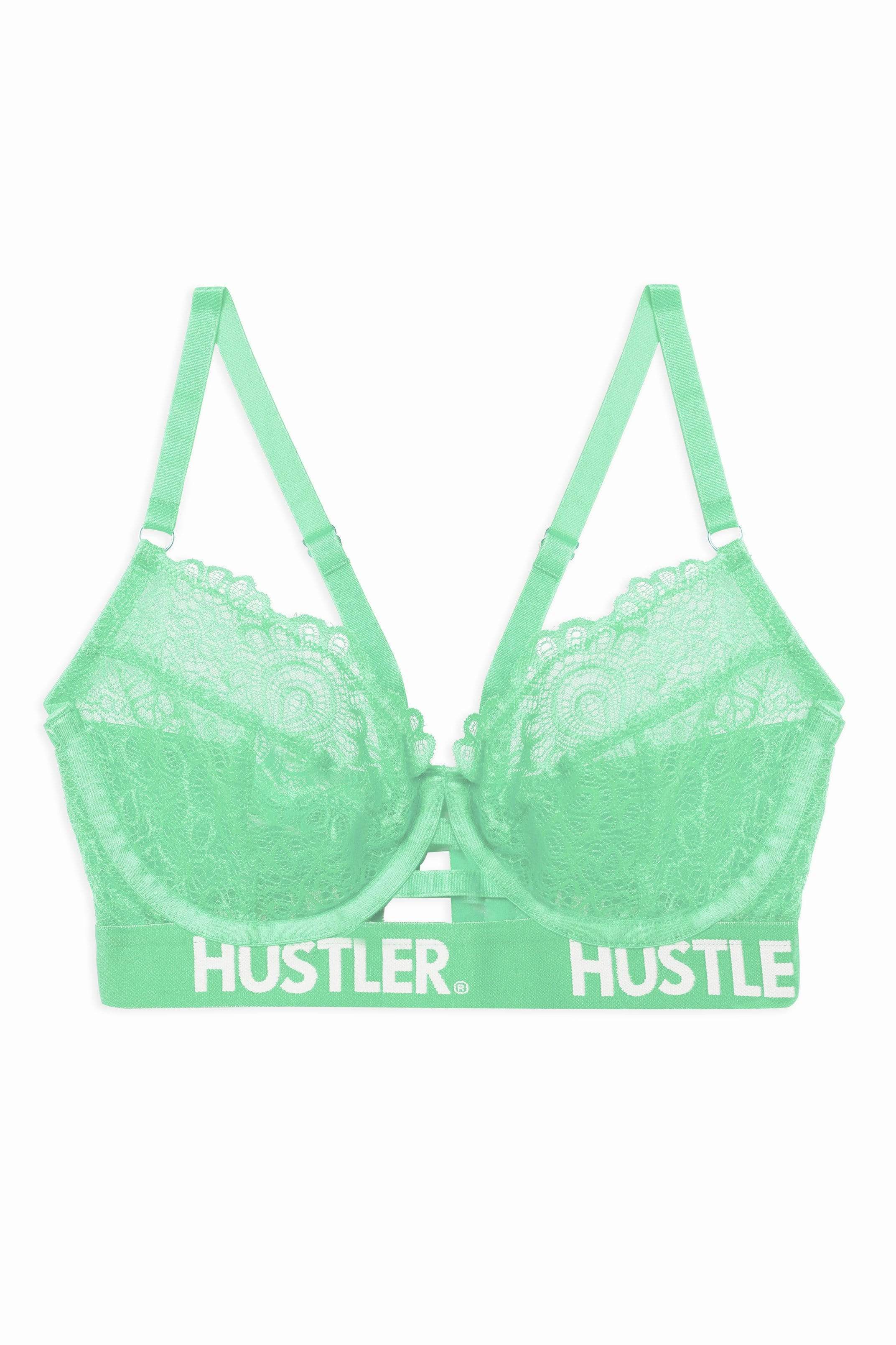 Branded Mint Lace Bra - Image 9
