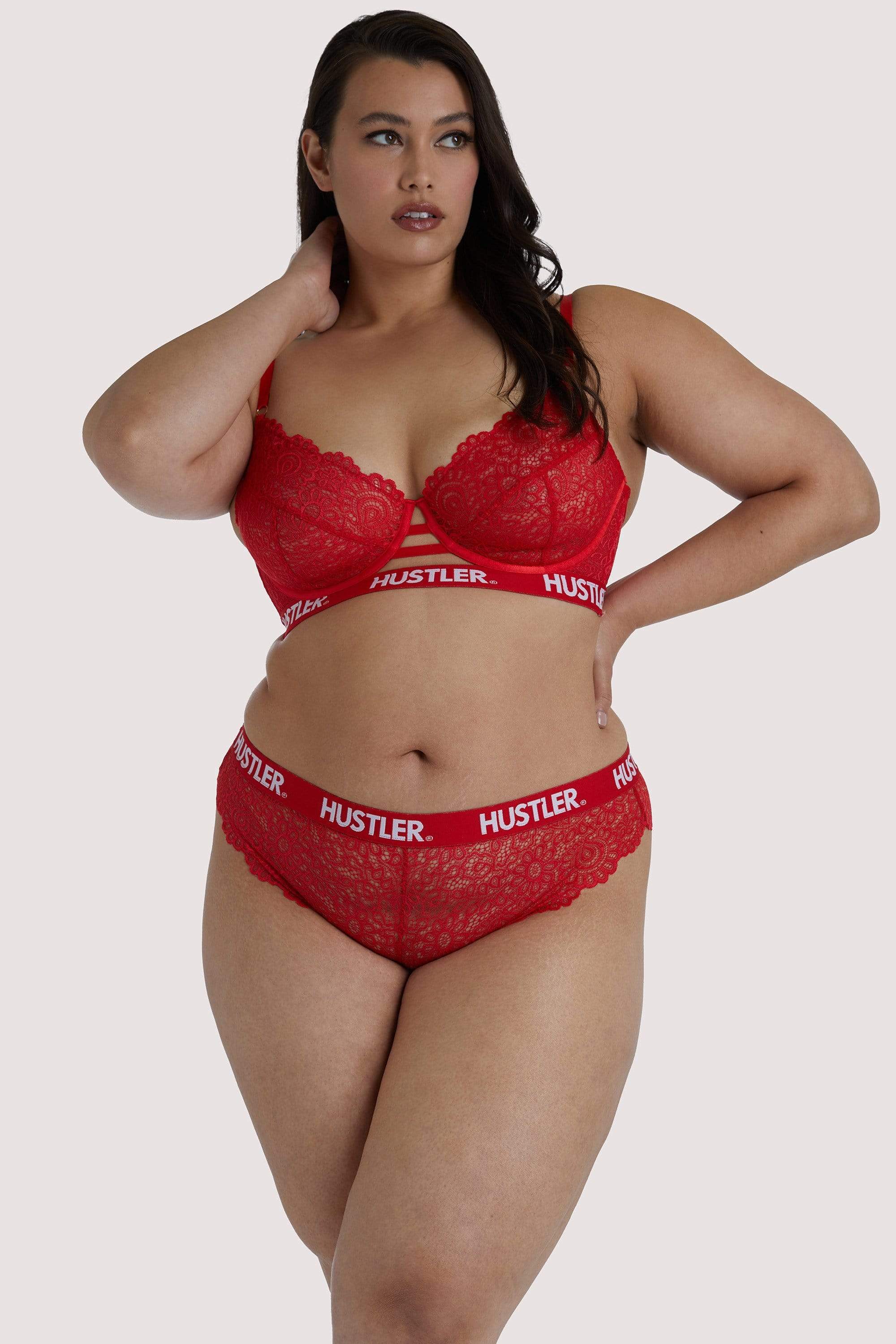 Branded Red Lace Bra - Image 8