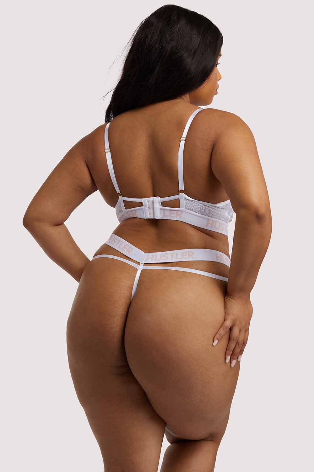 Branded Lace Bra White - Image 14