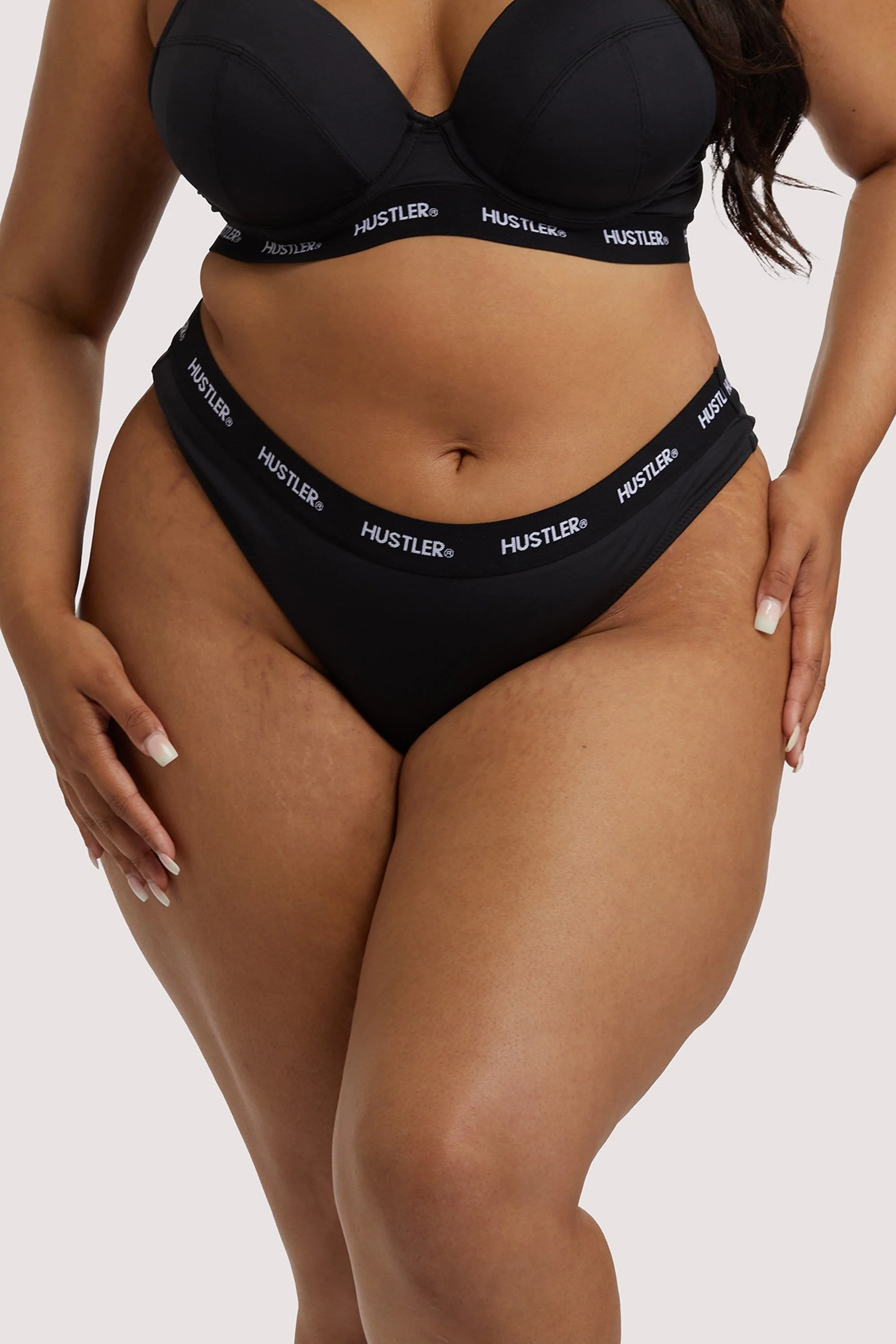 Branded Thong Black - Image 2