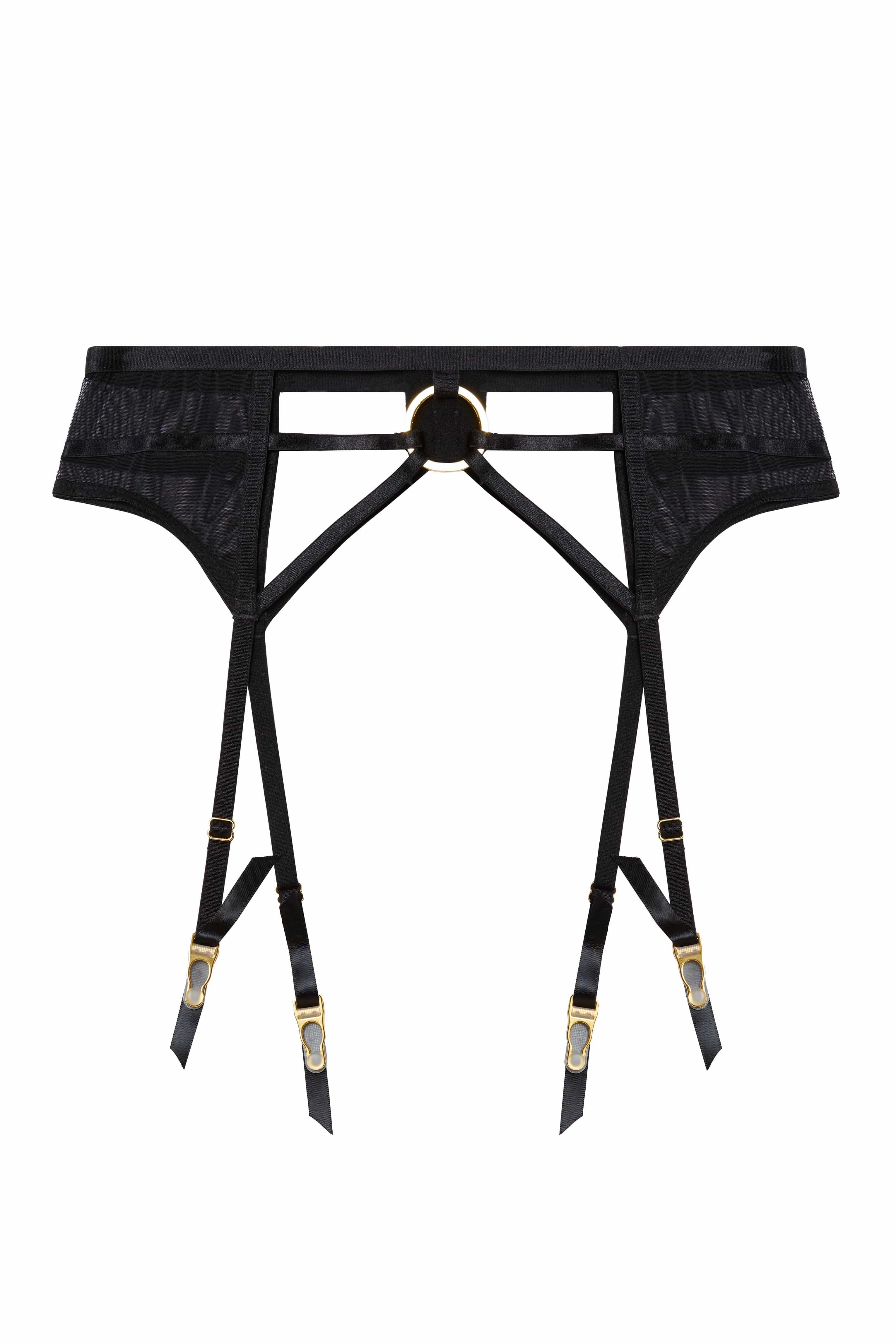 Sierra Black Gold Ring Curve Suspender - Image 2