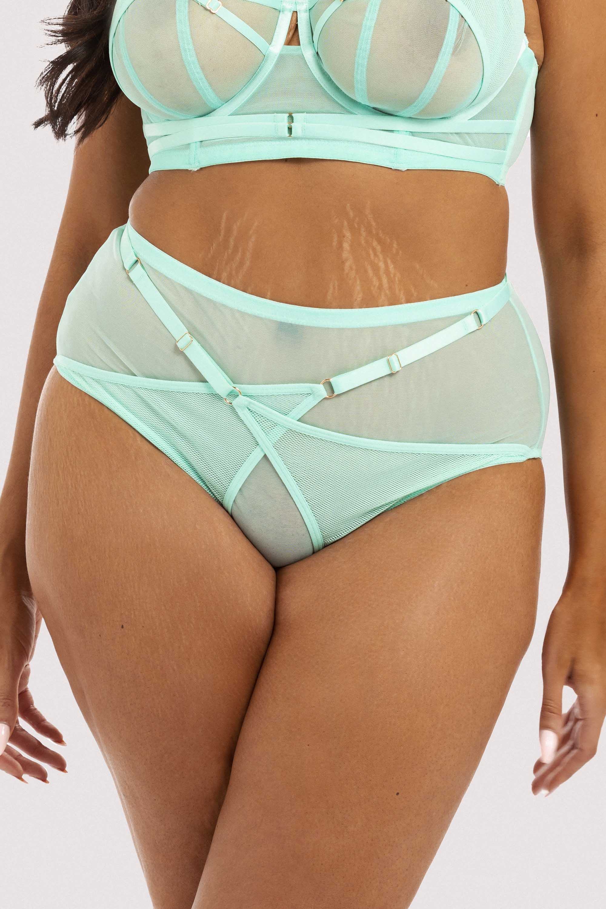 Eddie Aqua Crossover Wrap Brief - Image 8