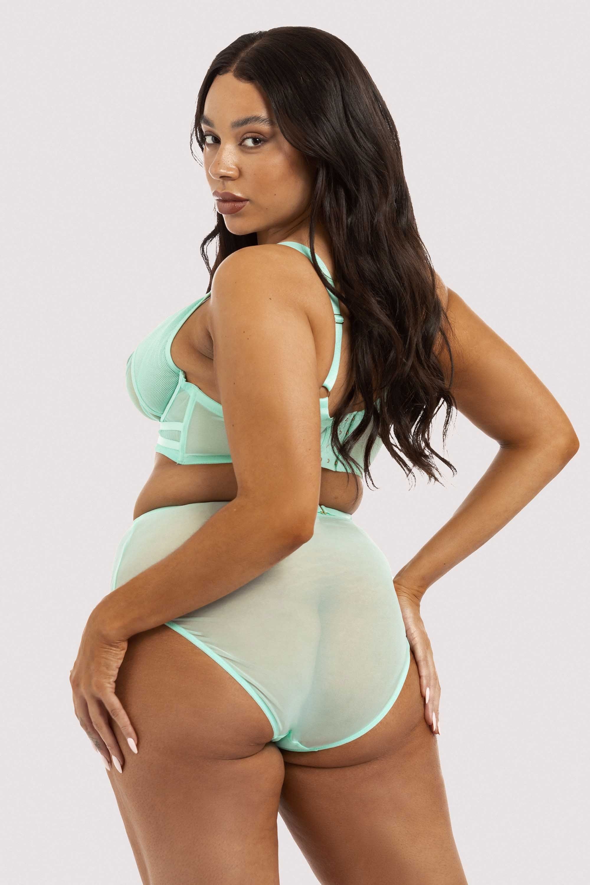 Eddie Aqua Crossover Wrap Brief - Image 9
