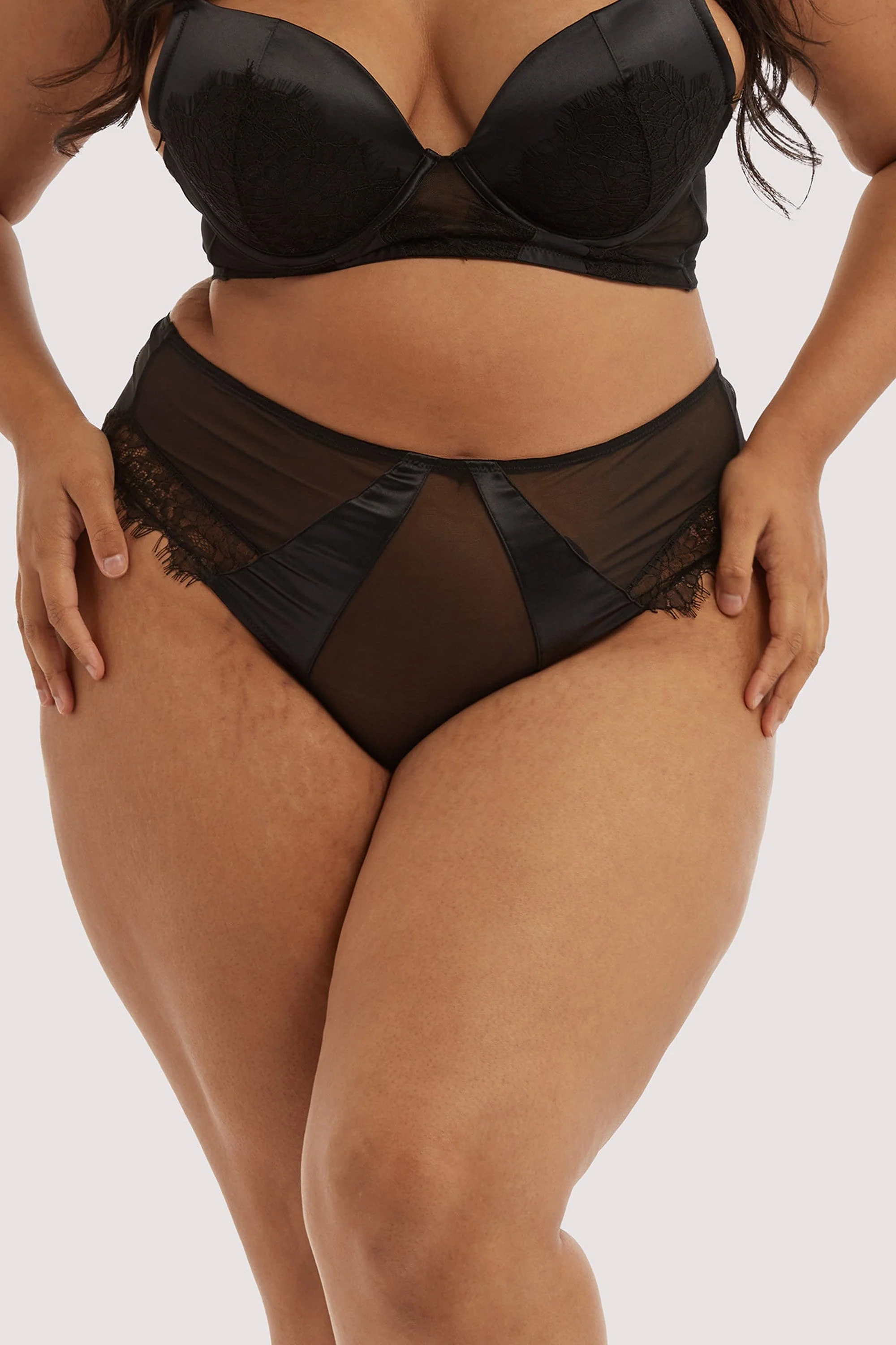 Melina Black Highwaist Brief - Image 2