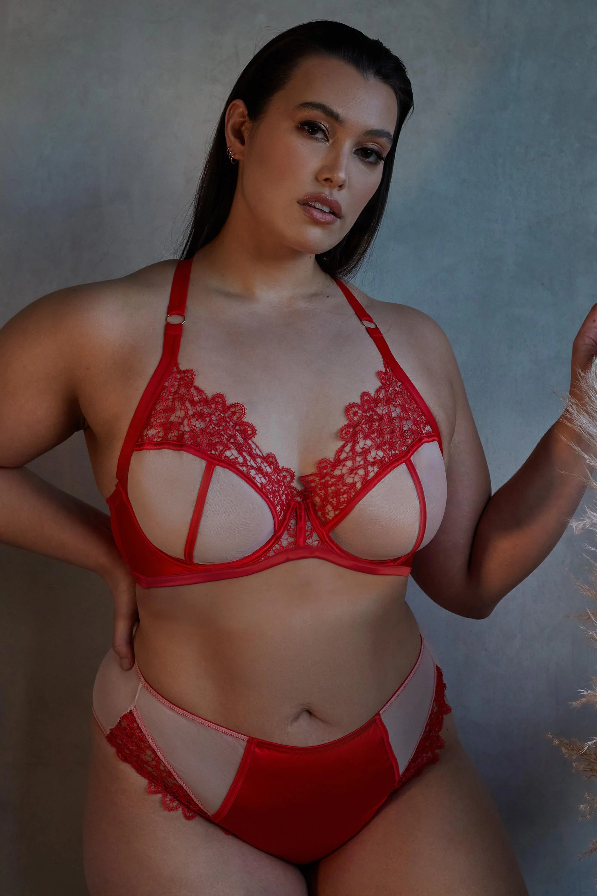 Anaise Red Highwaist Brief - Image 5