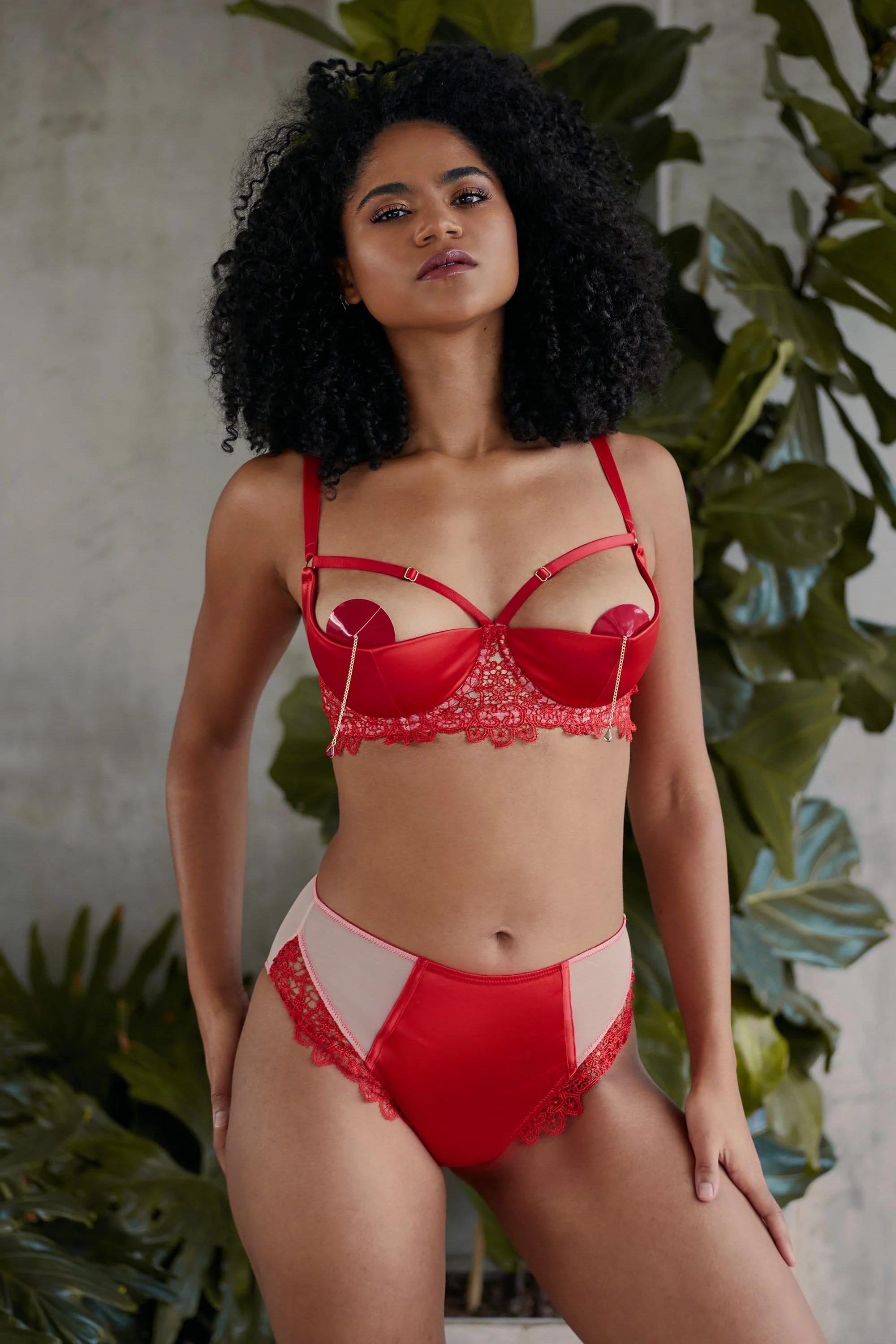 Anaise Red Highwaist Brief - Image 6