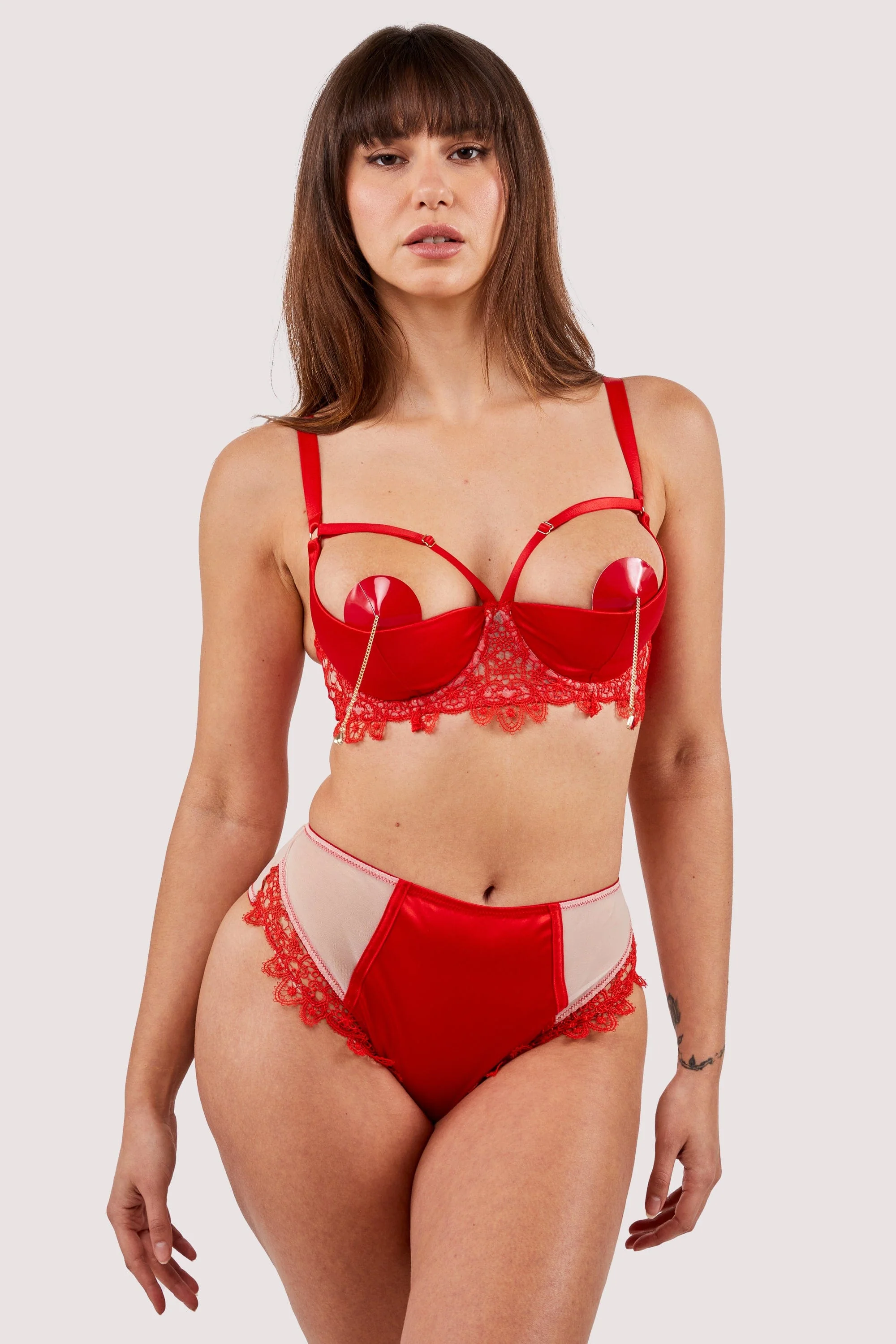 Anaise Red Highwaist Brief - Image 7