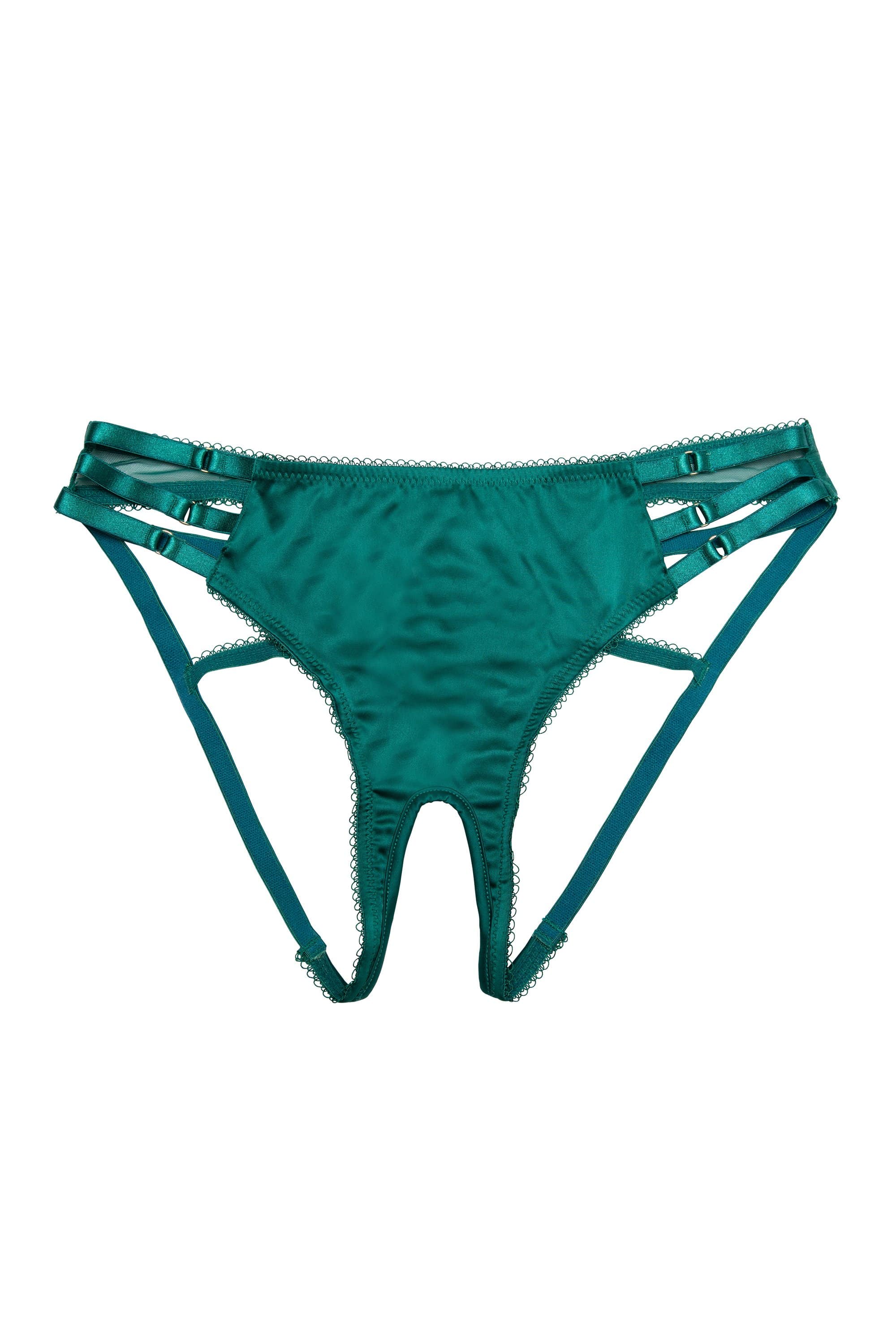 Ava Green Strappy Open Back Brief - Image 3