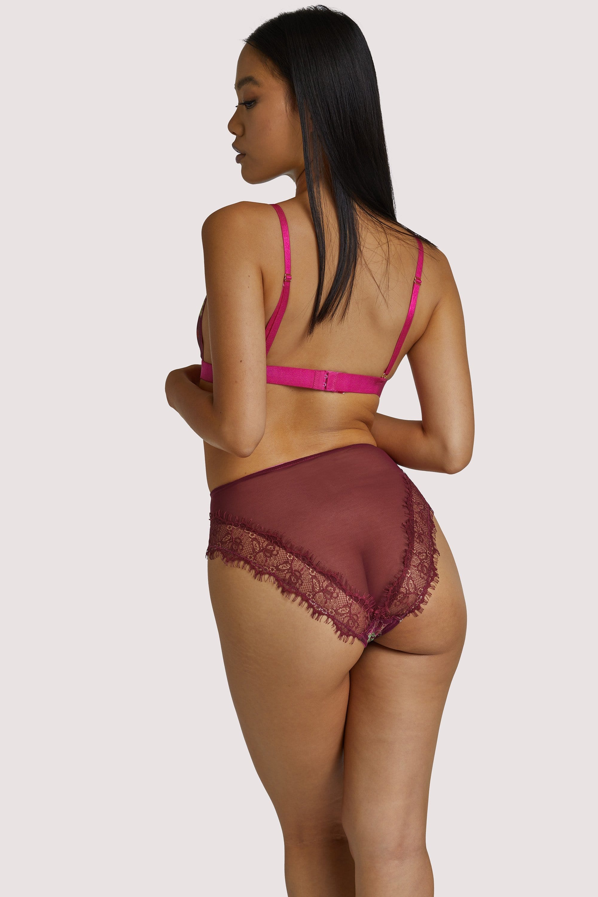Neve Kimono Print Triangle Bra - Image 4