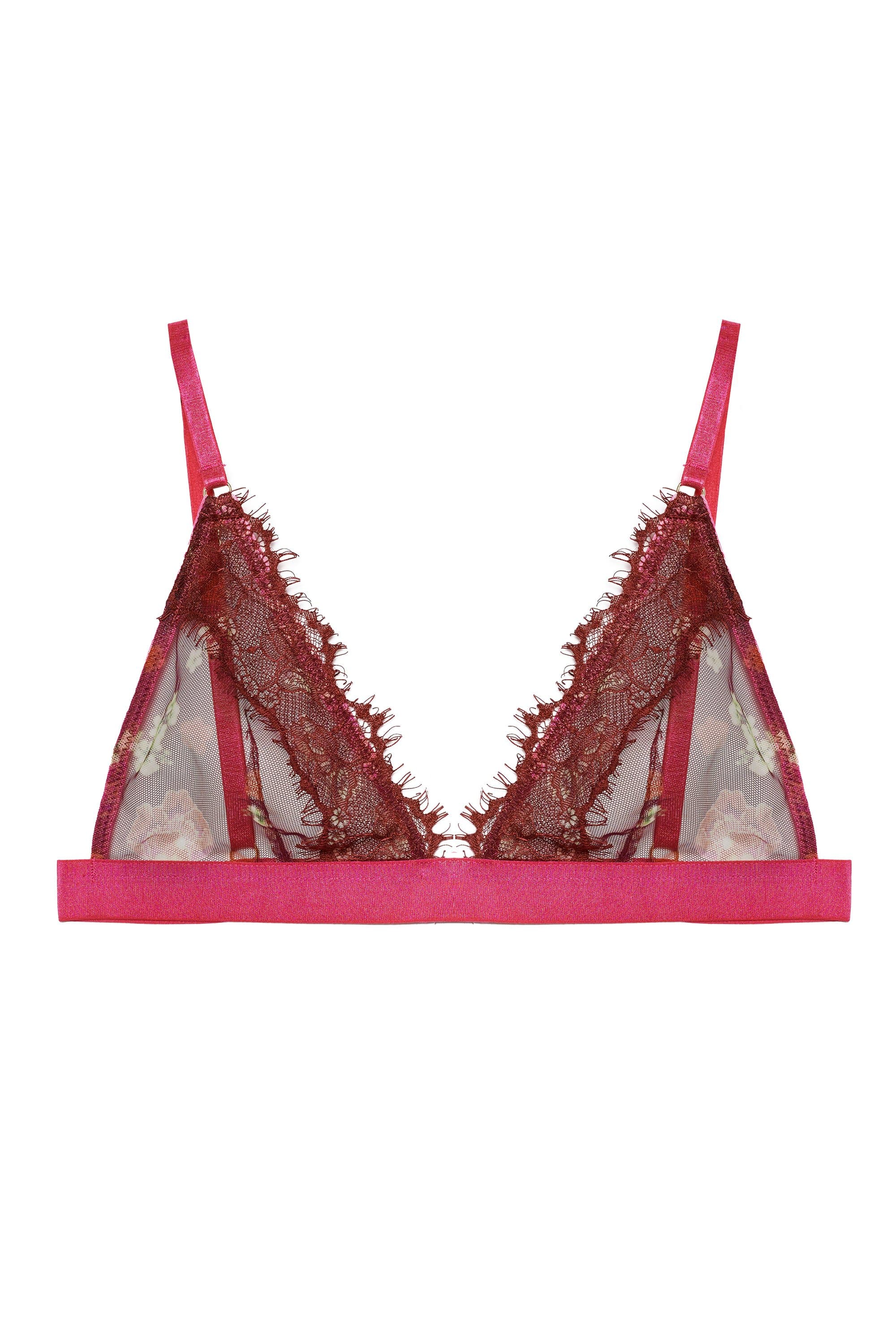 Neve Kimono Print Triangle Bra - Image 5