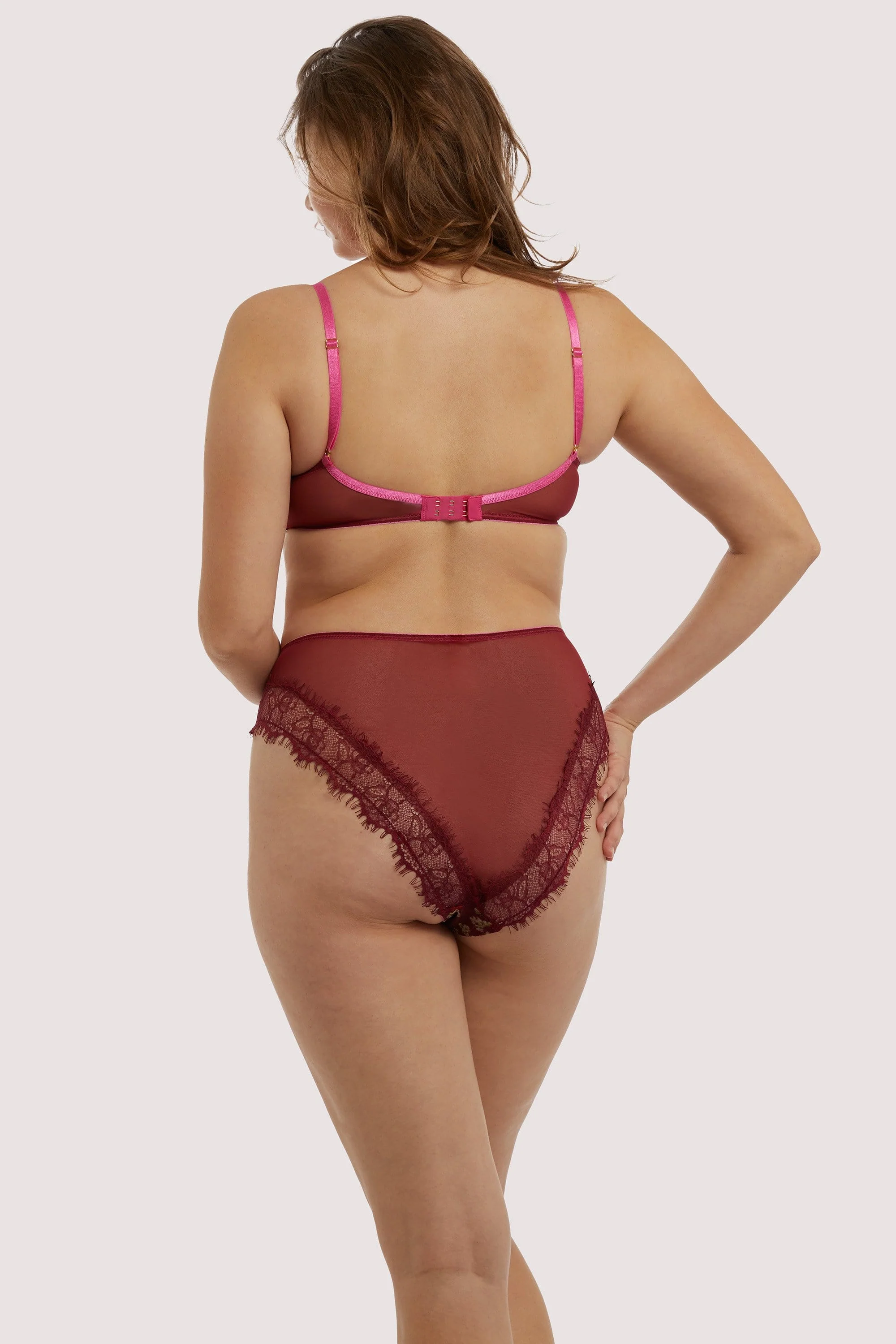 Neve Kimono Print Plunge Bra - Image 6