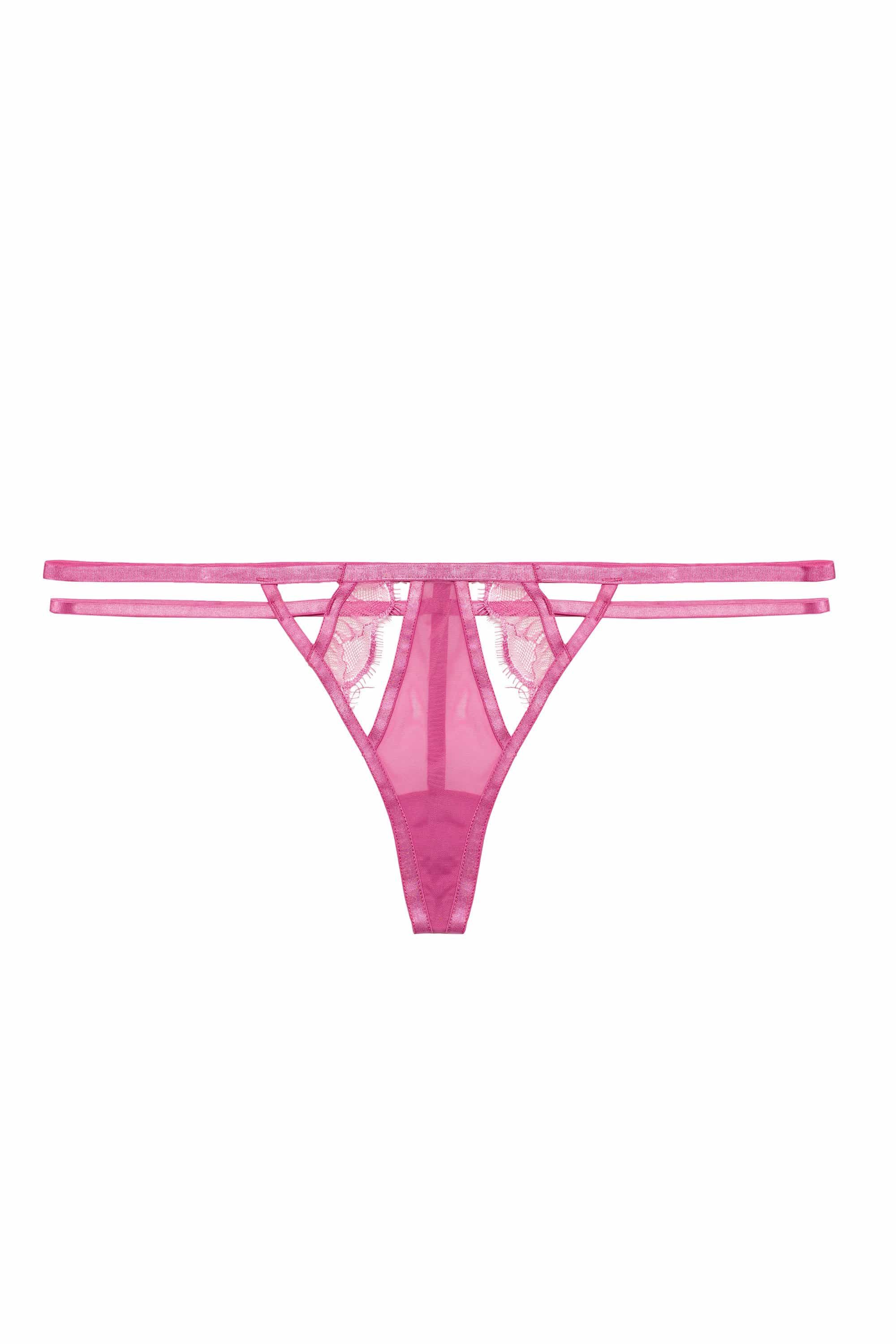 Azma Pink Lace Caged Thong - Image 6