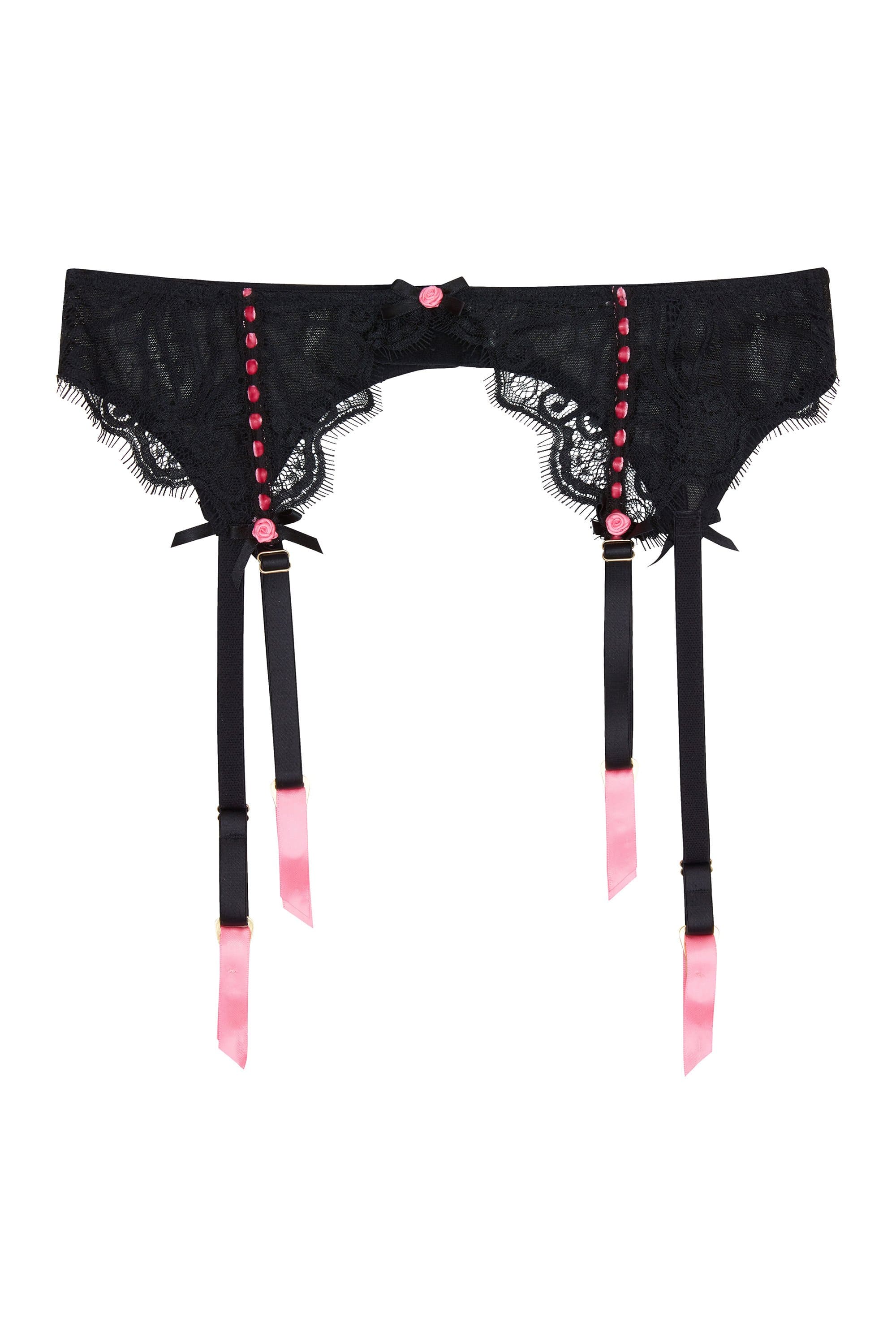 Monica Ribbon Slot Suspender Belt - Image 8