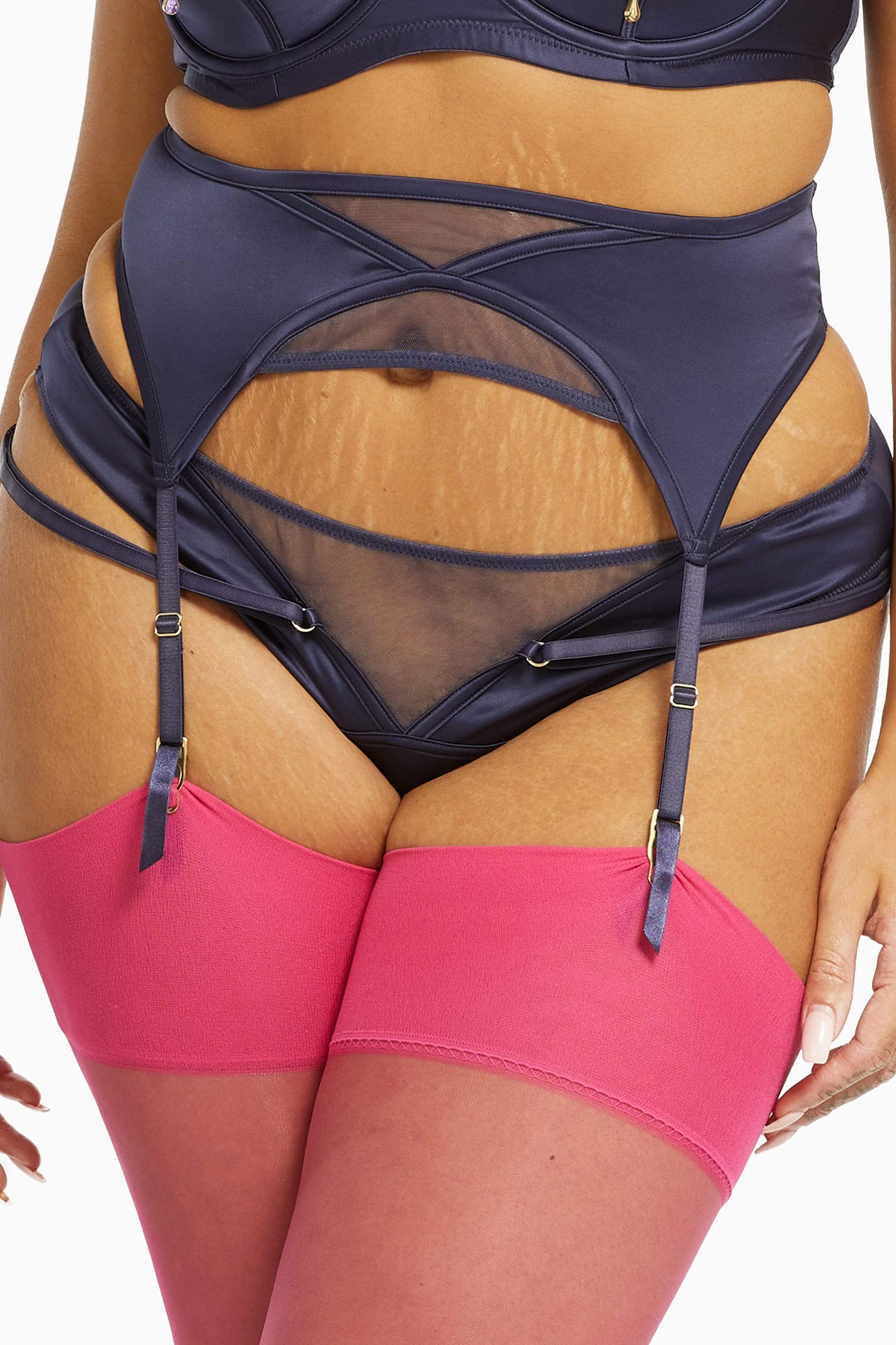 Philly Navy Tulip Suspender Belt - Image 6