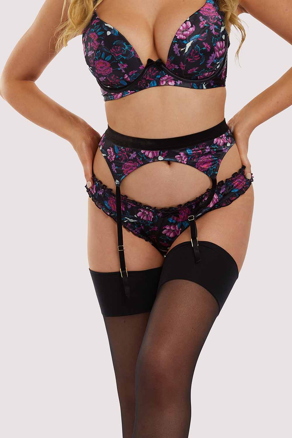 Noriko Crane Print Suspender - Image 7