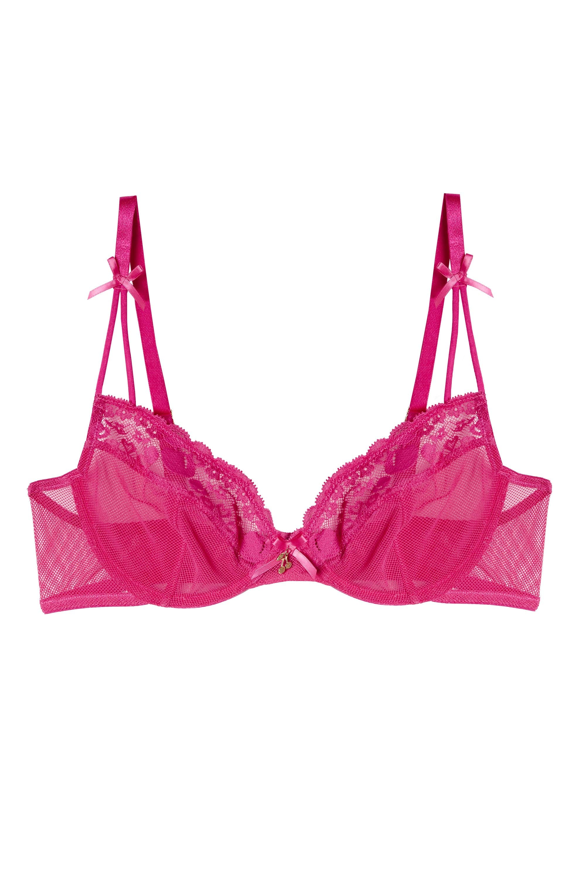 Jordan Hot Pink Cherry Plunge Bra - Image 11