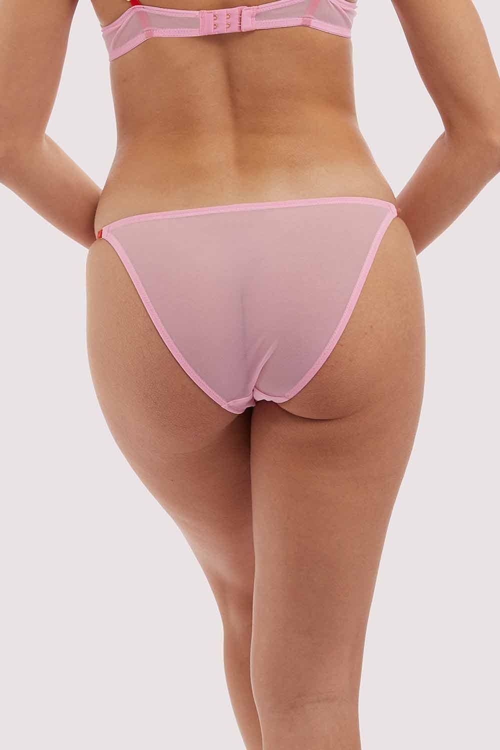 Charli Pink Embroidered Brief - Image 3