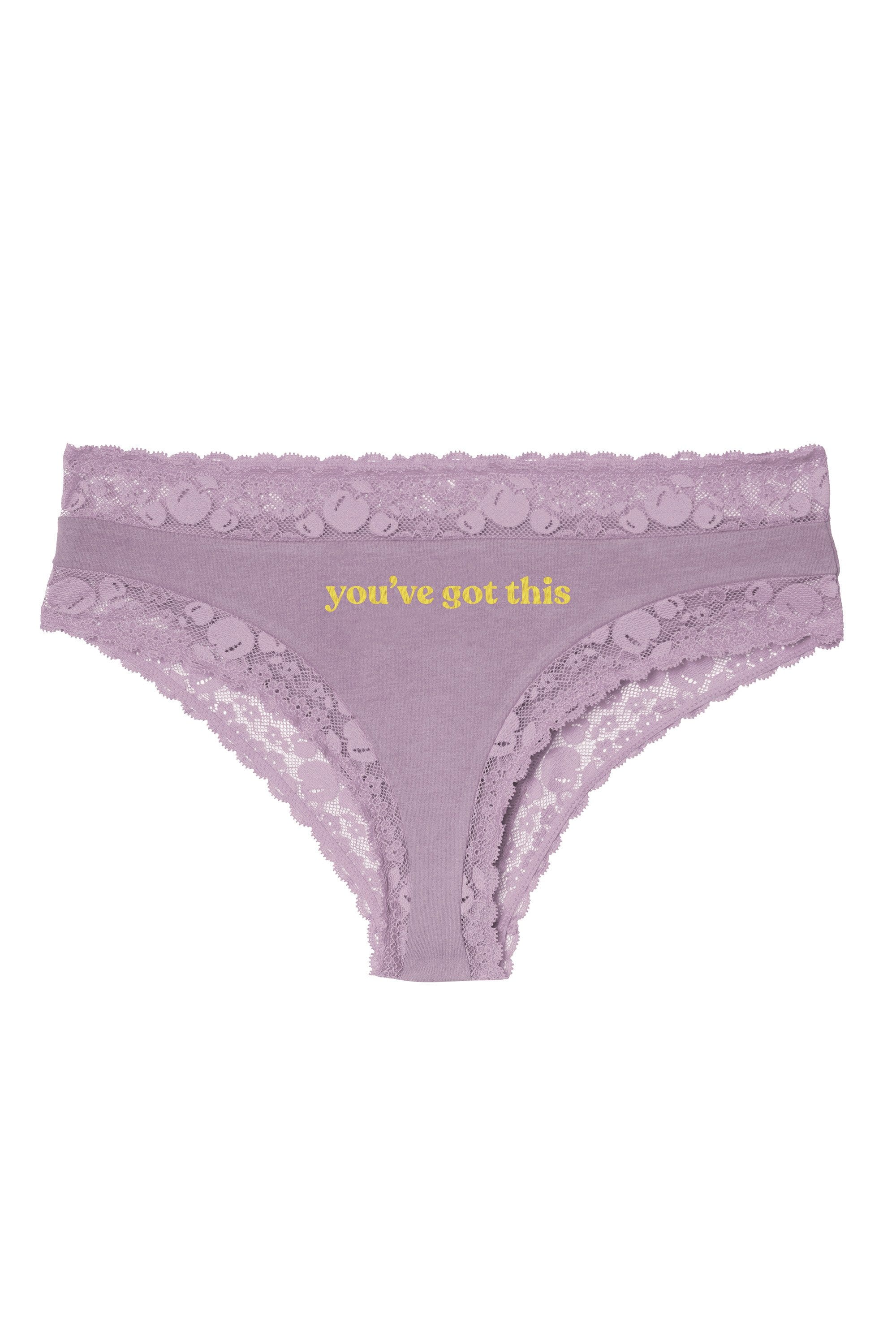 You've Got This Blue Embroidered Brief - Image 6