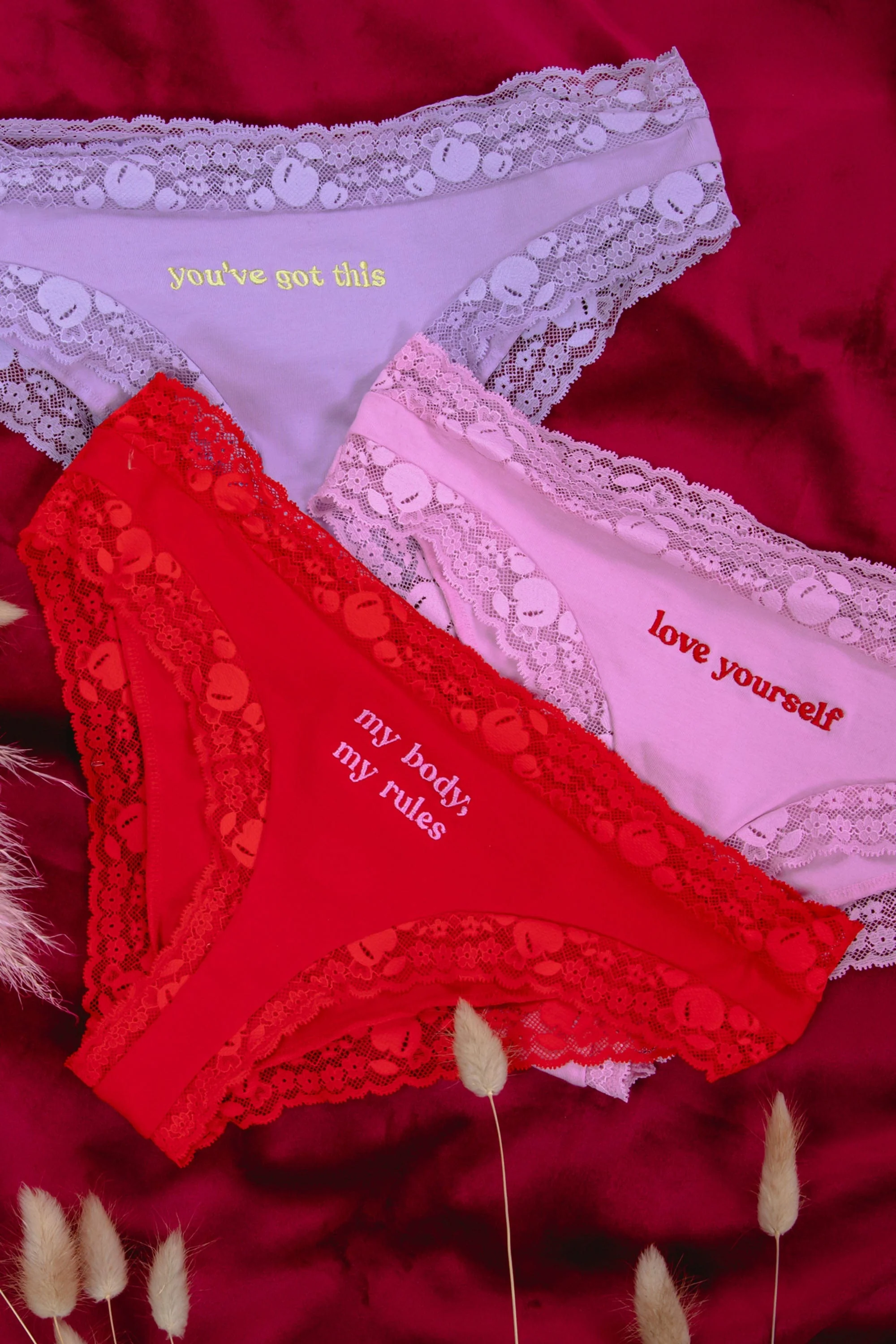 You've Got This Blue Embroidered Brief - Image 7