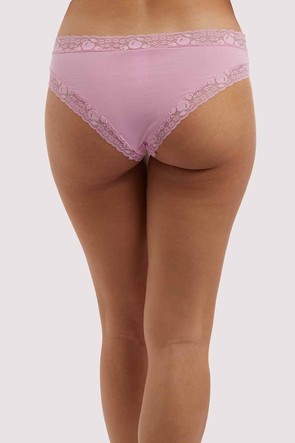 Love Yourself Pink Embroidered Brief - Image 3