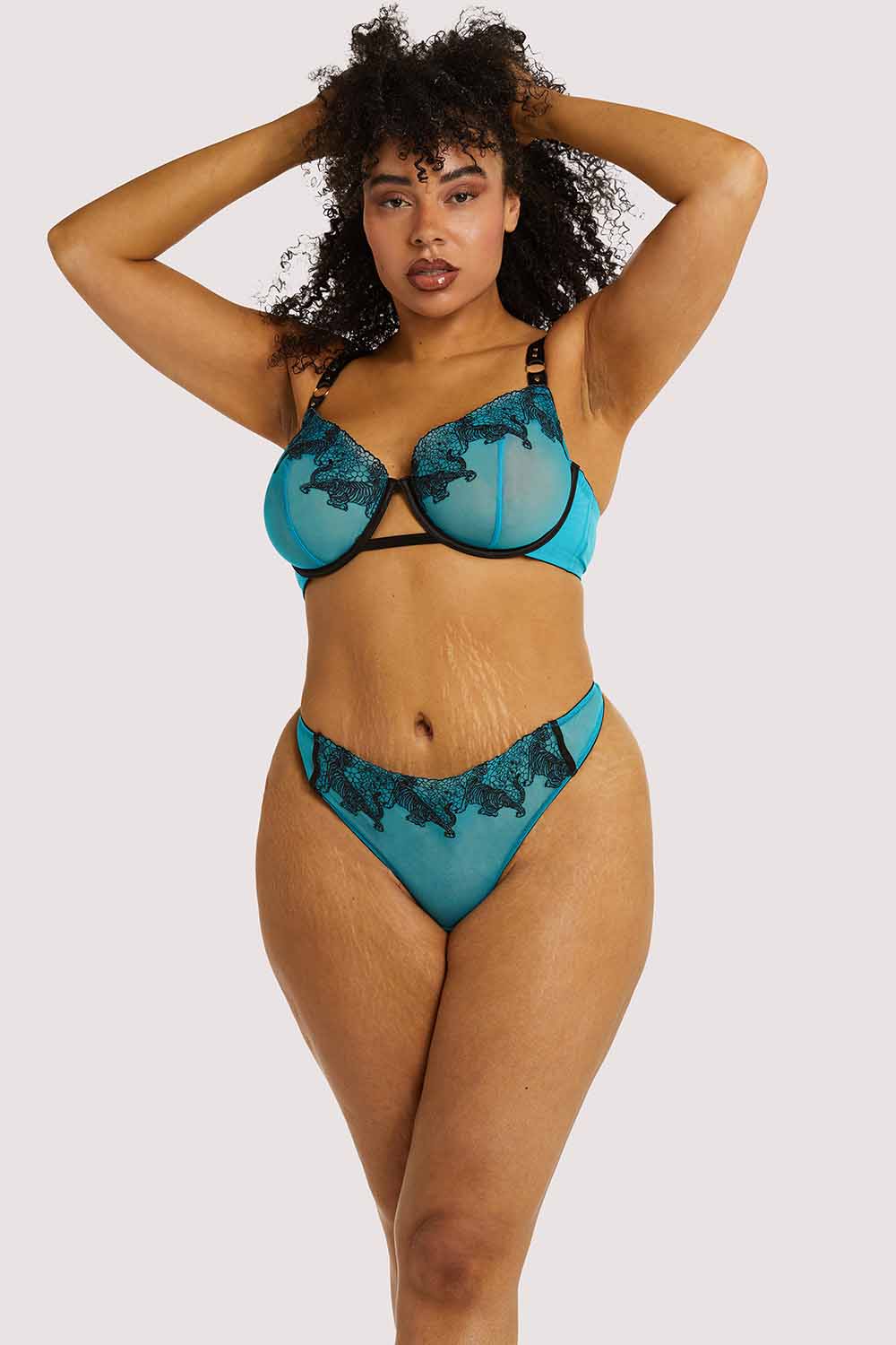 Tiger Blue Thong - Image 6