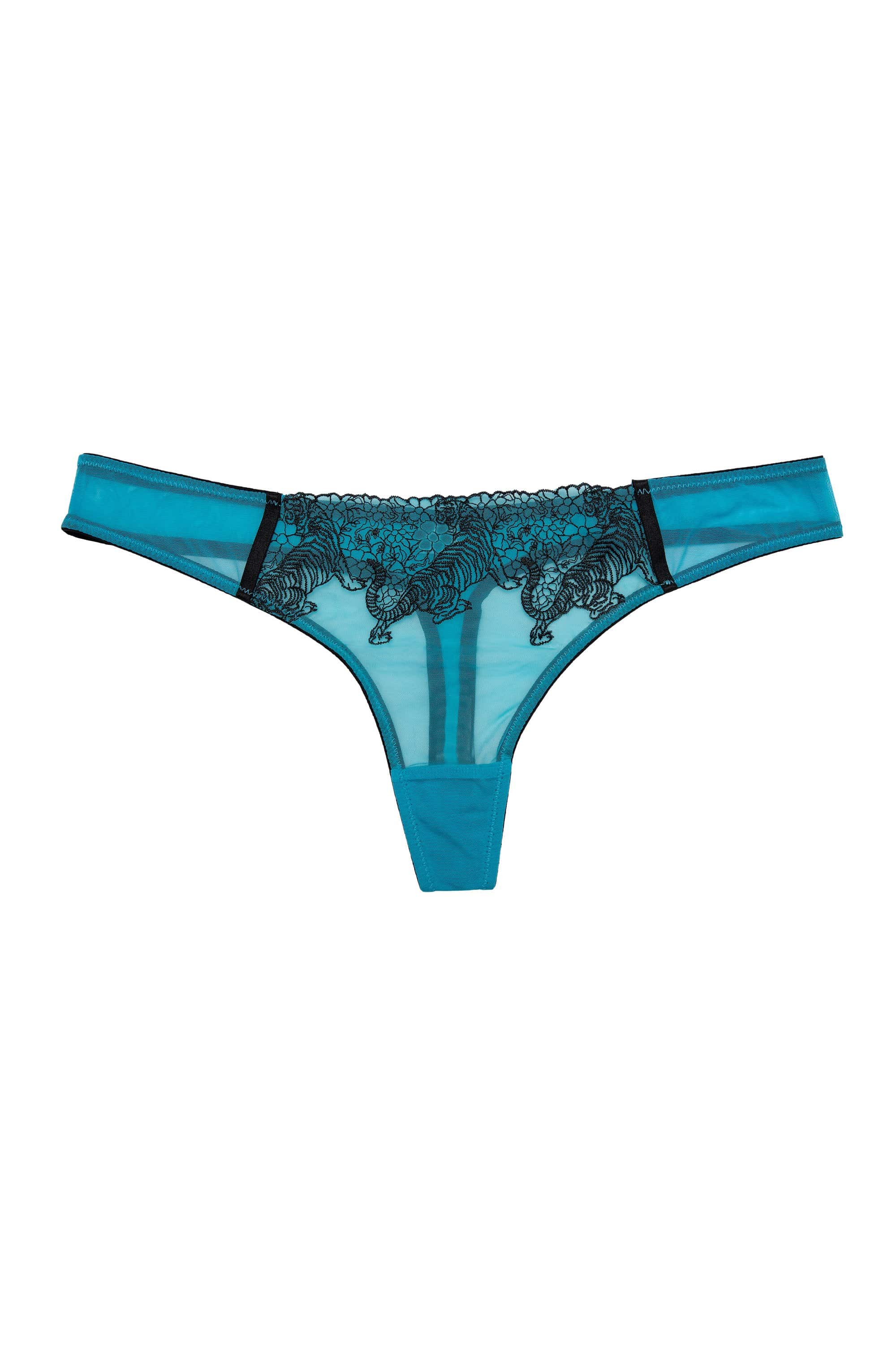 Tiger Blue Thong - Image 8