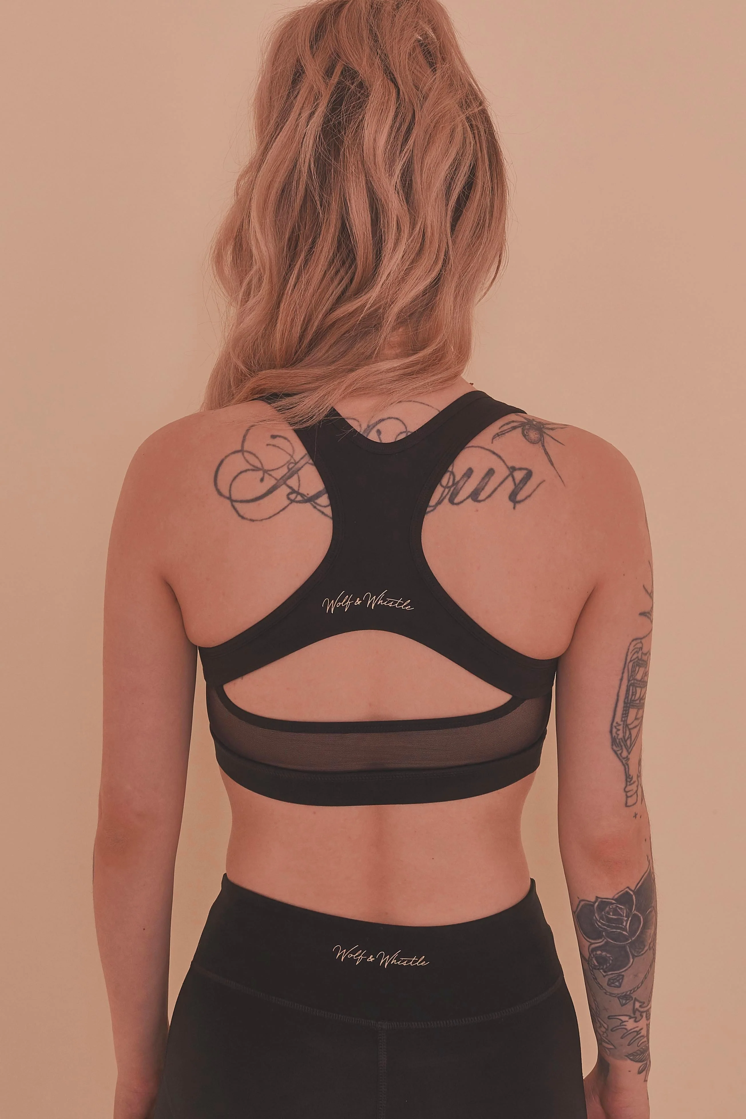 Racer Back Bra Black - Image 5