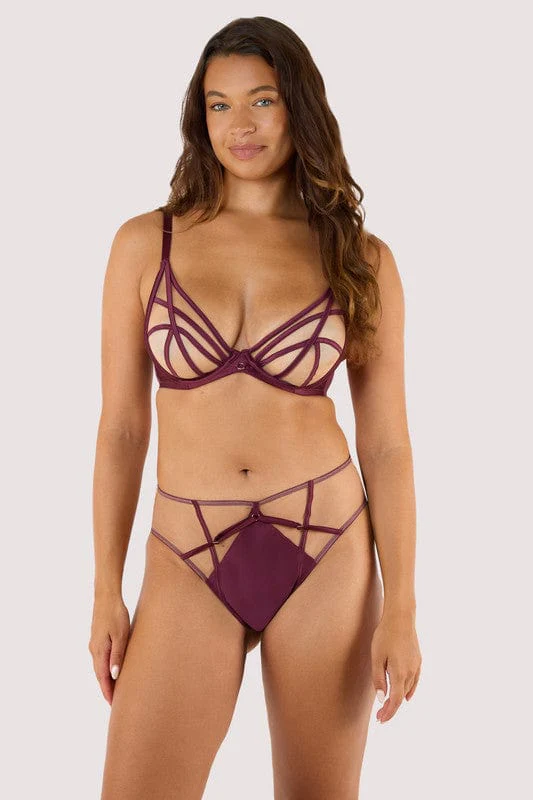 Ramona Wine High Waist Brief - Image 4
