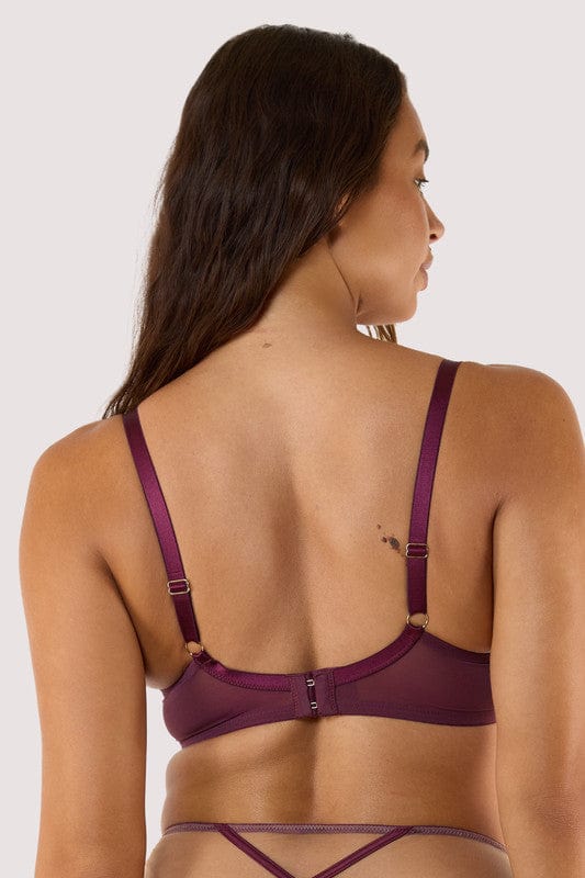 Ramona Wine Plunge Bra - Image 3