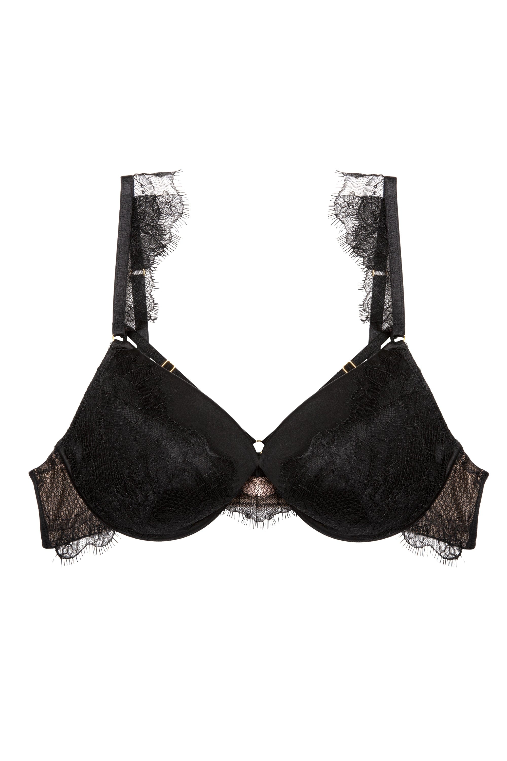 Rapture Lace & Mesh Strappy Bra - Image 5