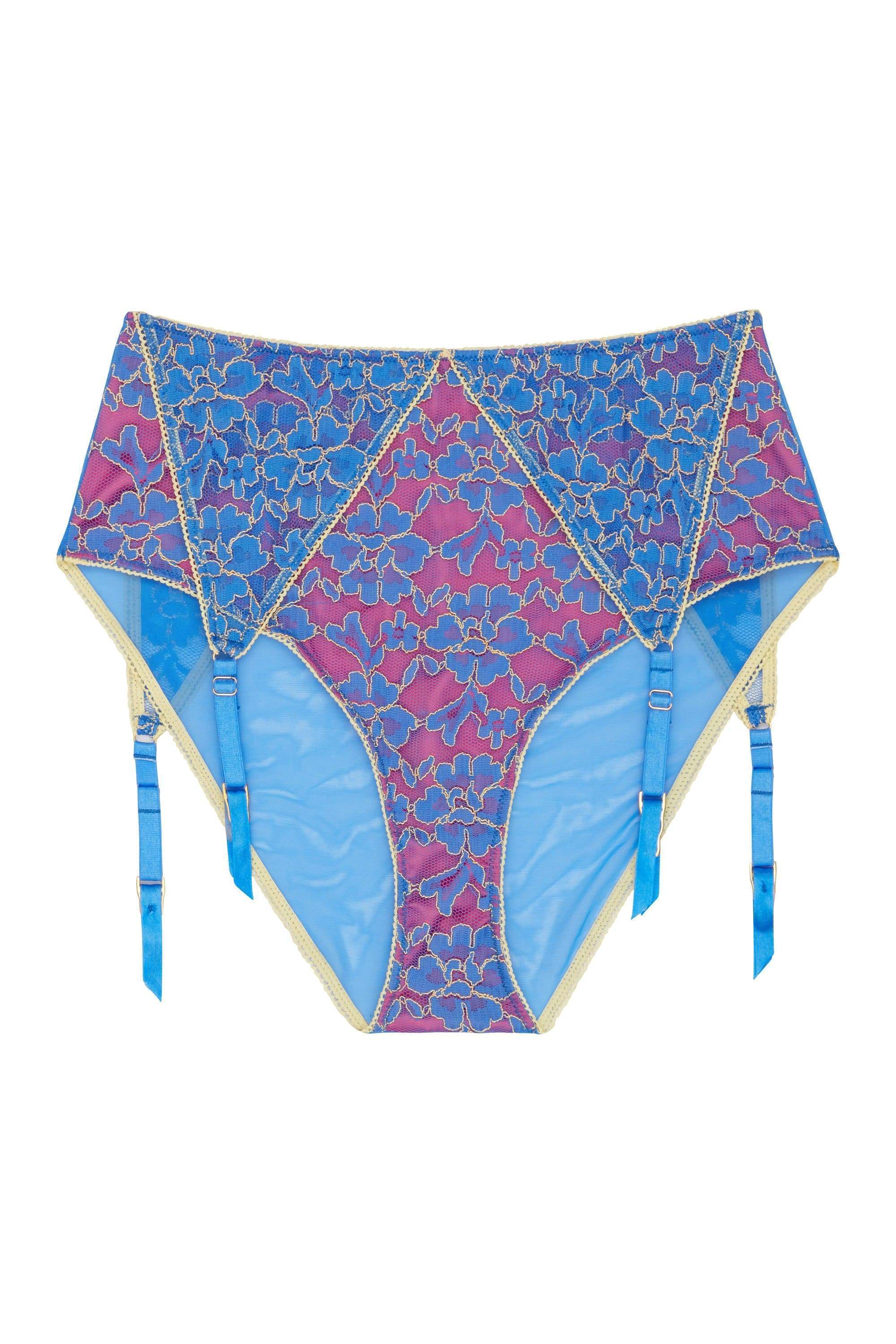 Regalia Aviyah Contrast Lace Suspender High Waist Brief - Image 2