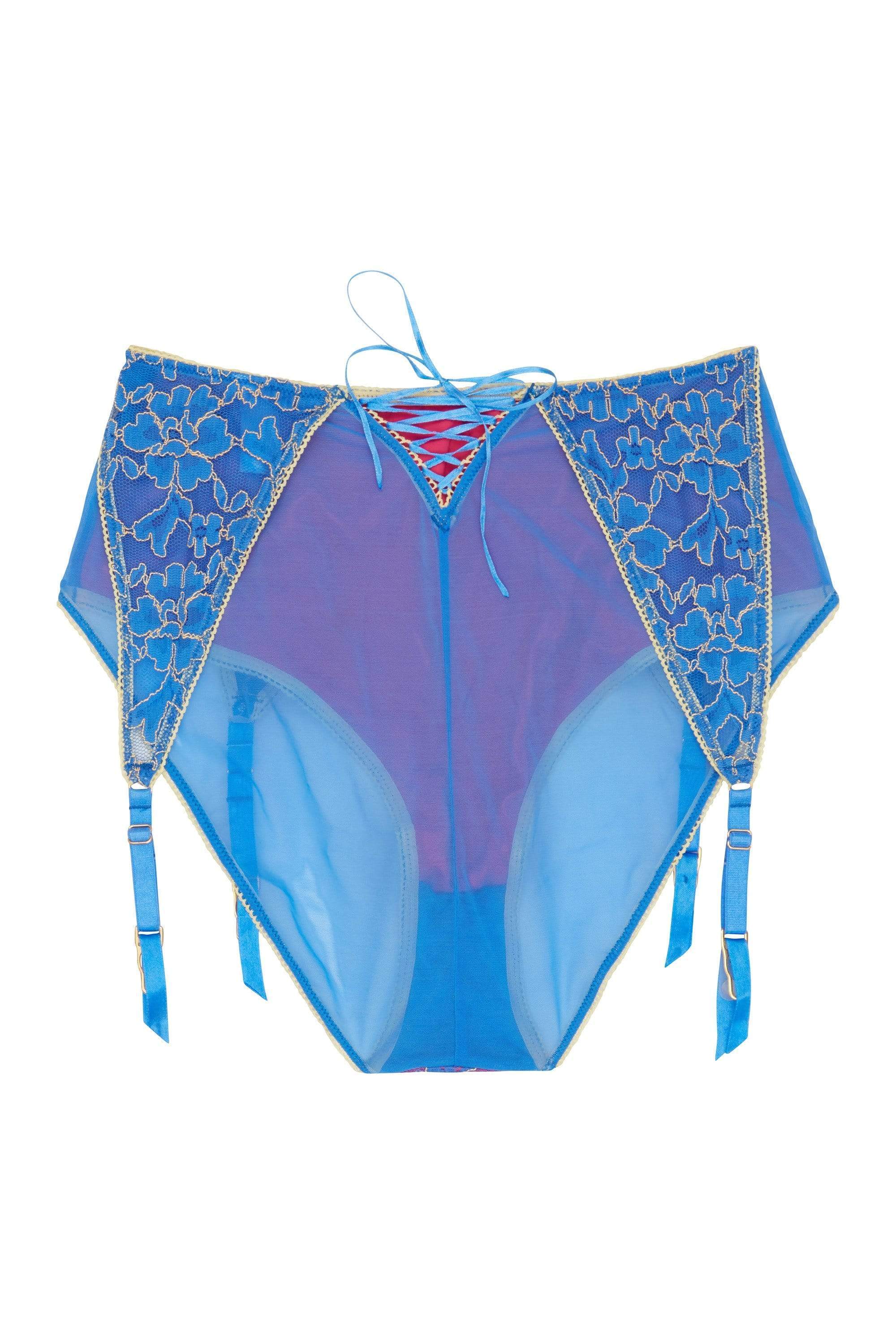 Regalia Aviyah Contrast Lace Suspender High Waist Brief - Image 8