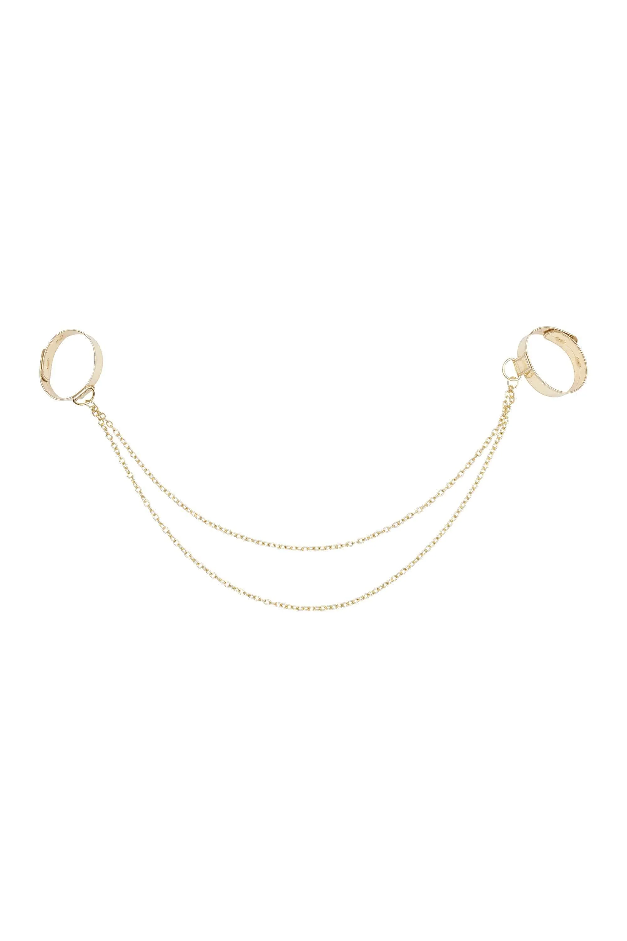 Regalia Chain Detail Cuffs Gold - Image 4